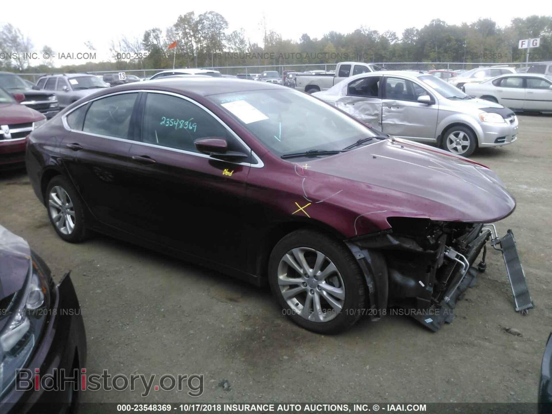 Фотография 1C3CCCAB9GN116398 - Chrysler 200 2016