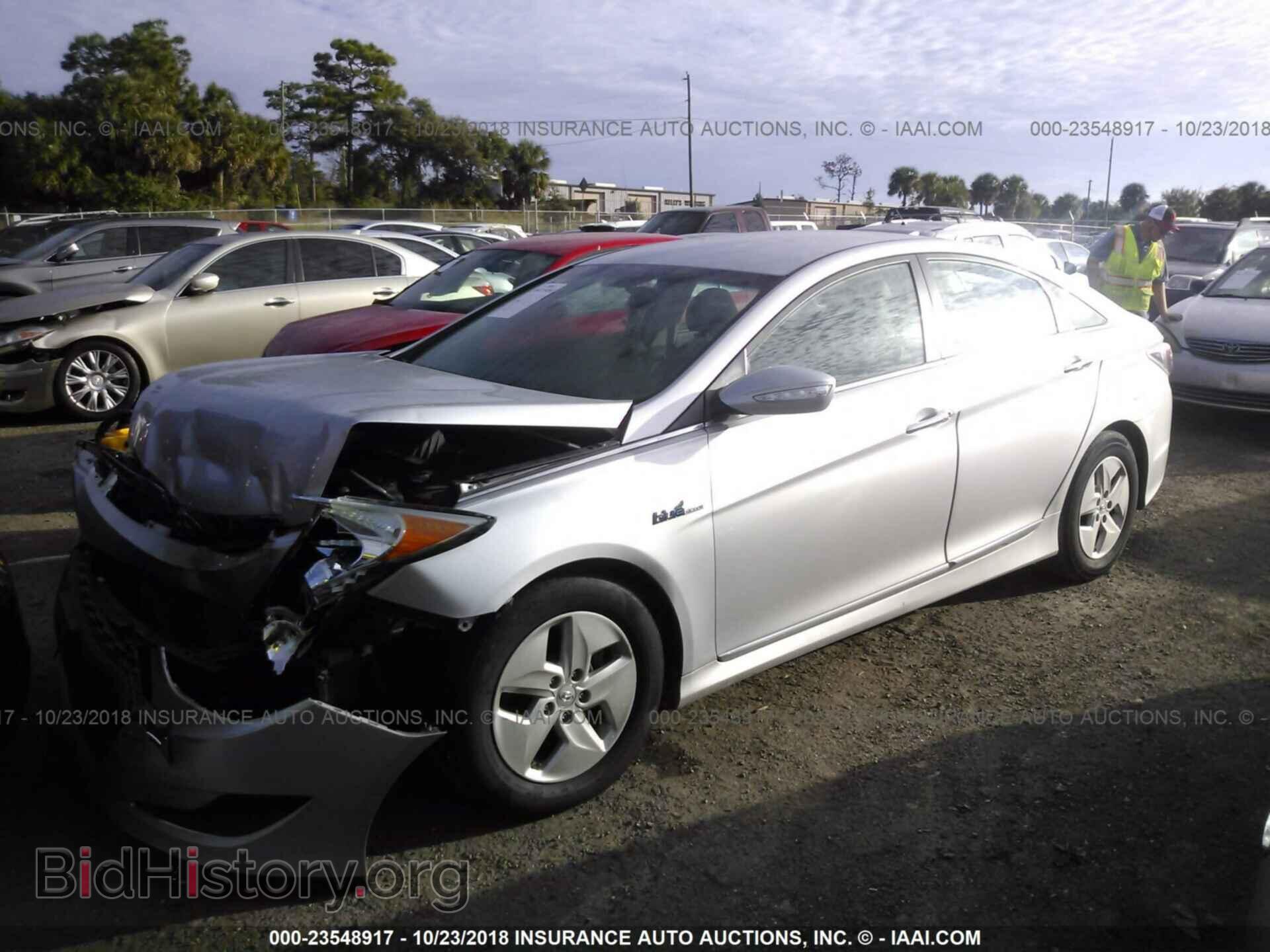 2012 Hyundai Sonata - VIN: KMHEC4A45CA027551 - Фото 2