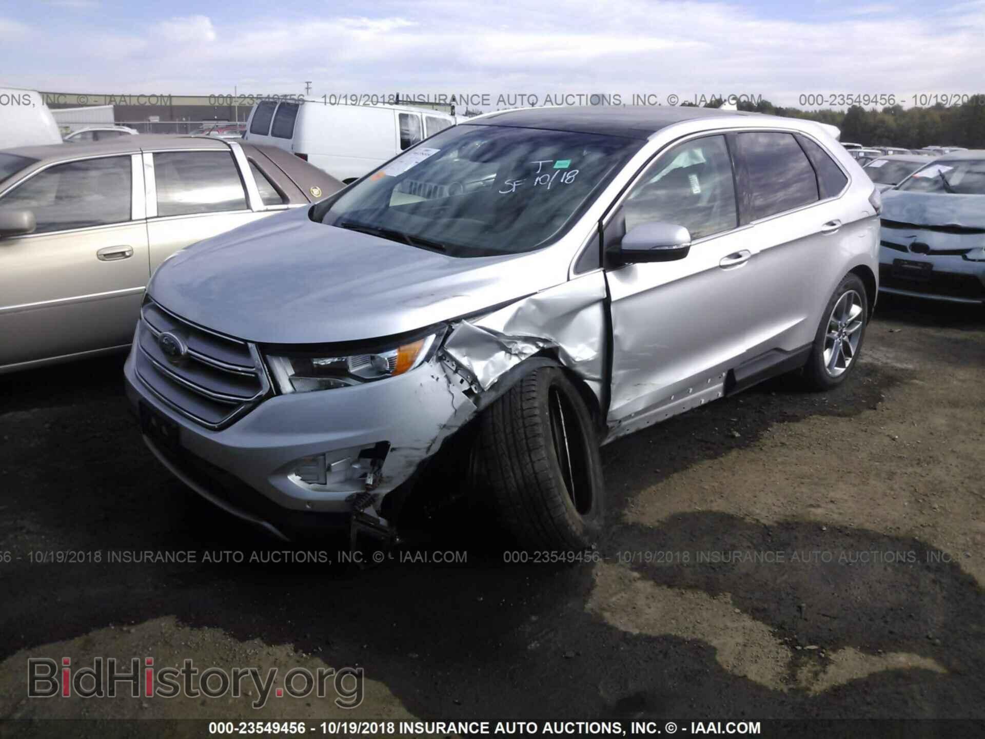 2015 Ford Edge - VIN: 2FMPK3K90FBB76667 - Фото 2