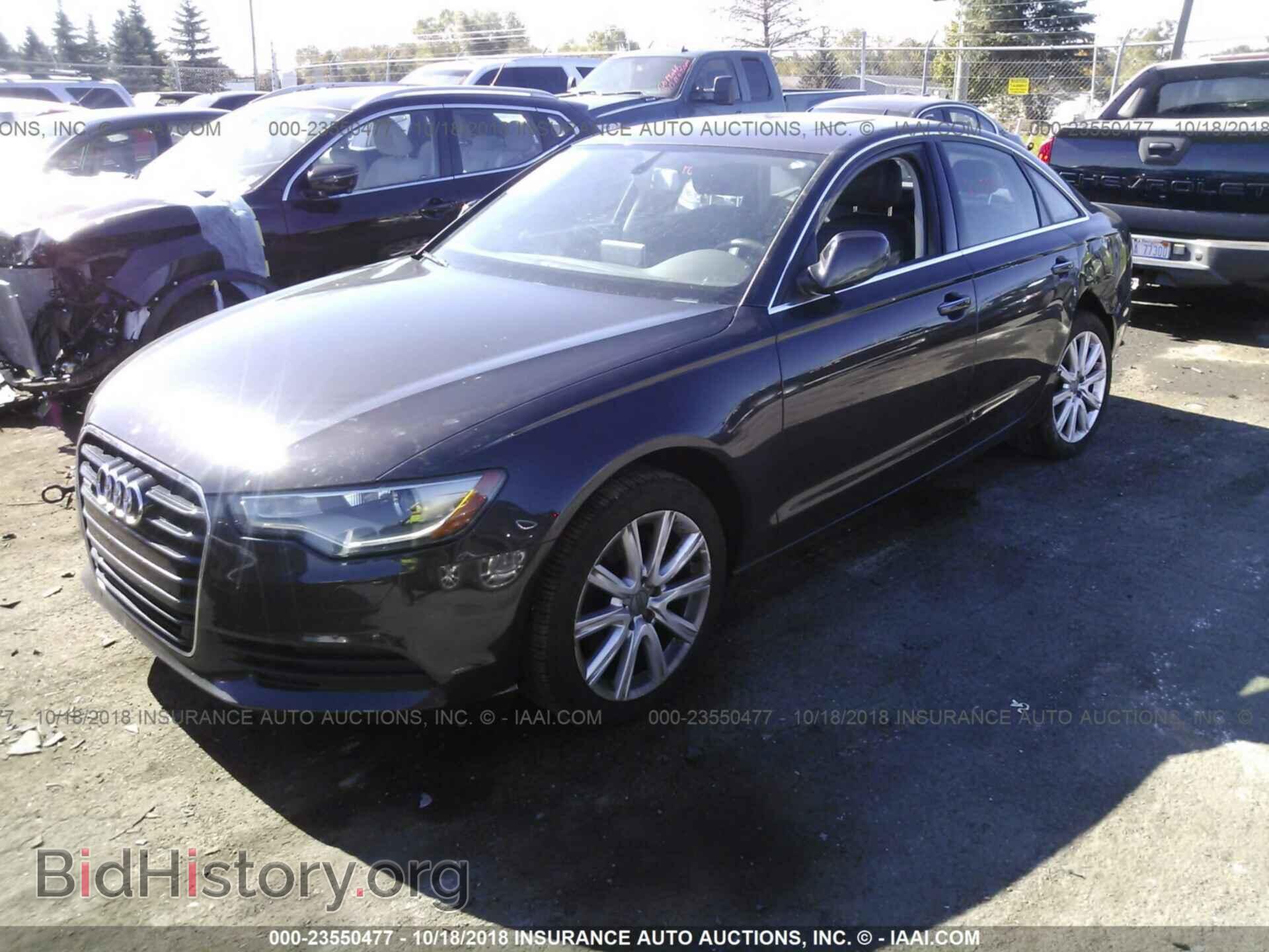 2013 Audi A6 - VIN: WAUGFAFC3DN076645 - Фото 2