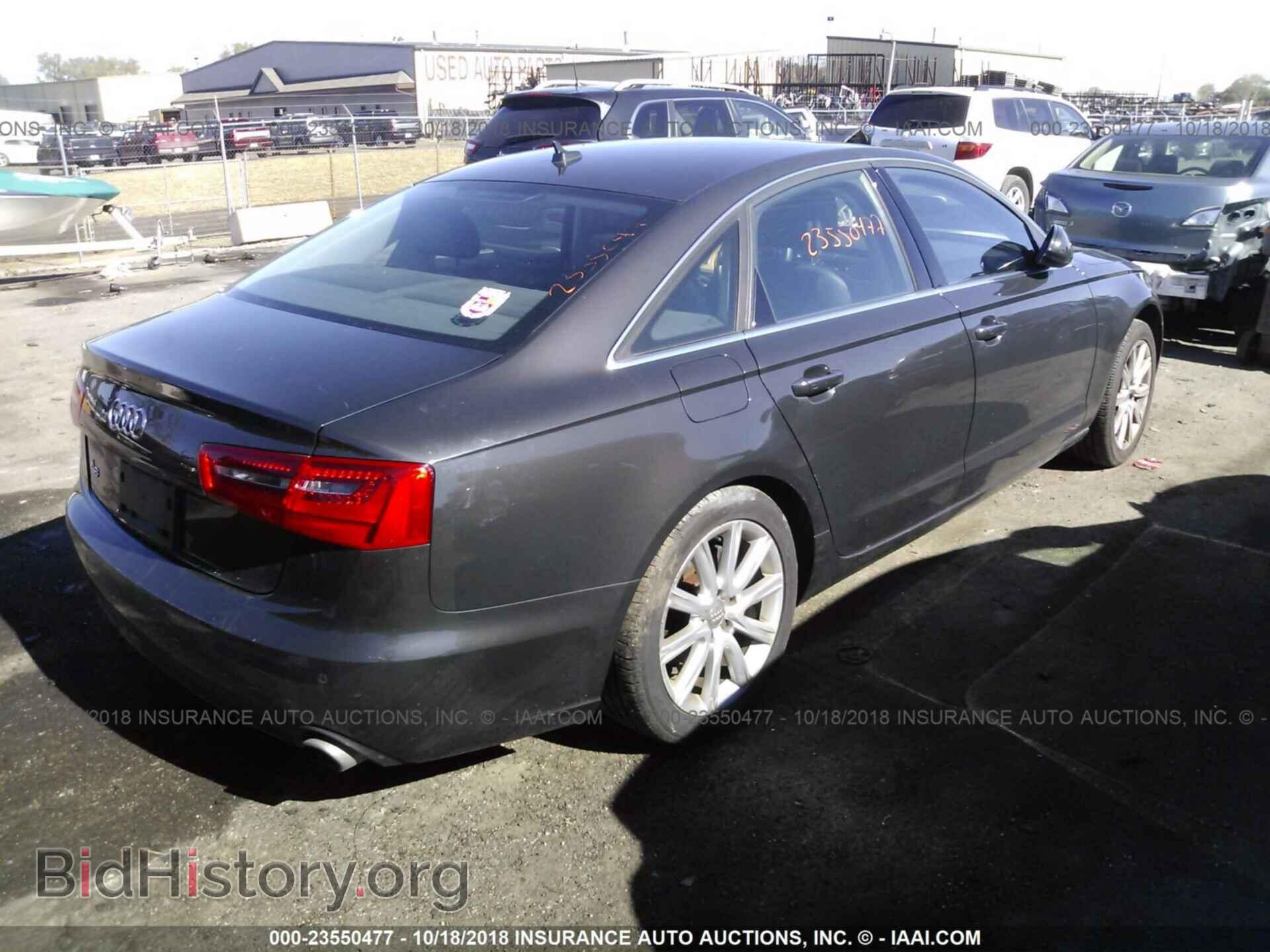 2013 Audi A6 - VIN: WAUGFAFC3DN076645 - Фото 4