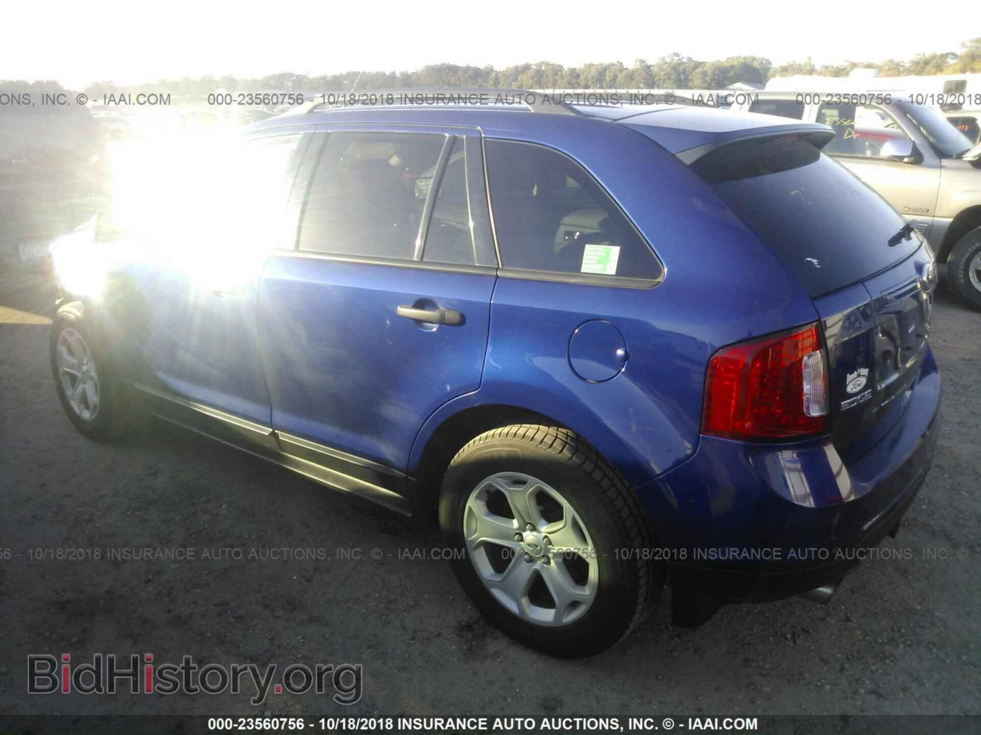 2013 FORD EDGE - VIN: 2FMDK3G90DBC22748 - Фото 3