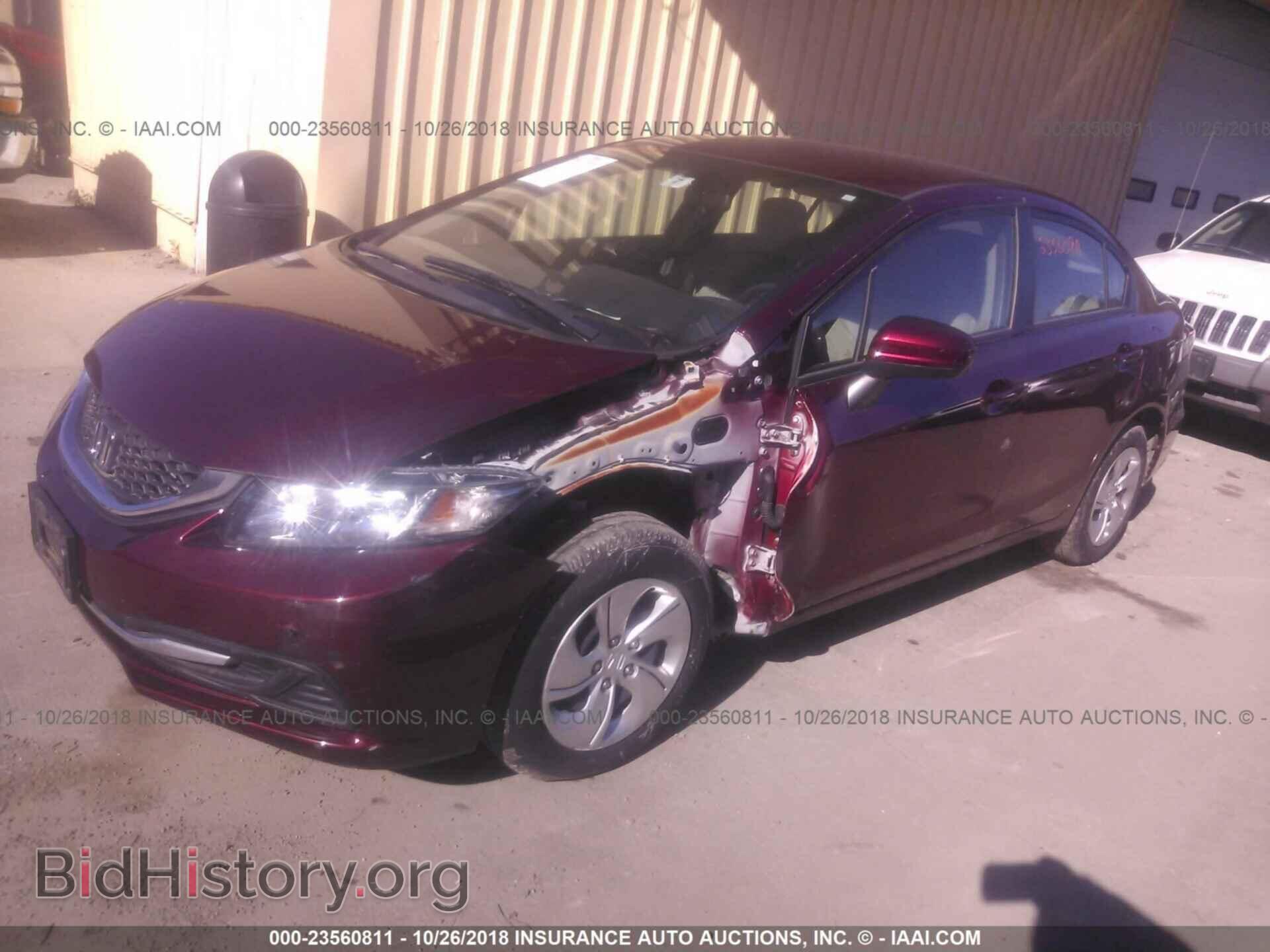 2014 Honda Civic - VIN: 2HGFB2F58EH553163 - Photo 2