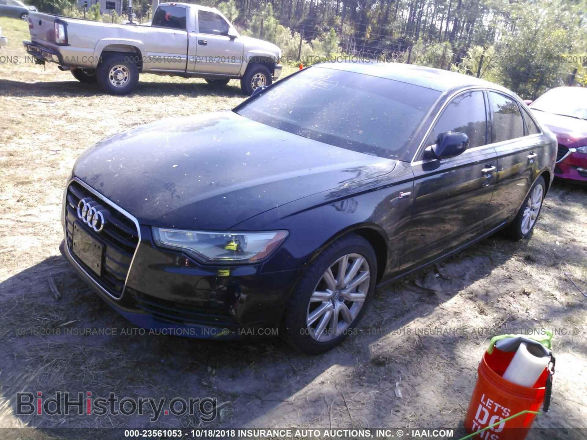 2013 Audi A6 - VIN: WAUGGAFC0DN140475 - Photo 2