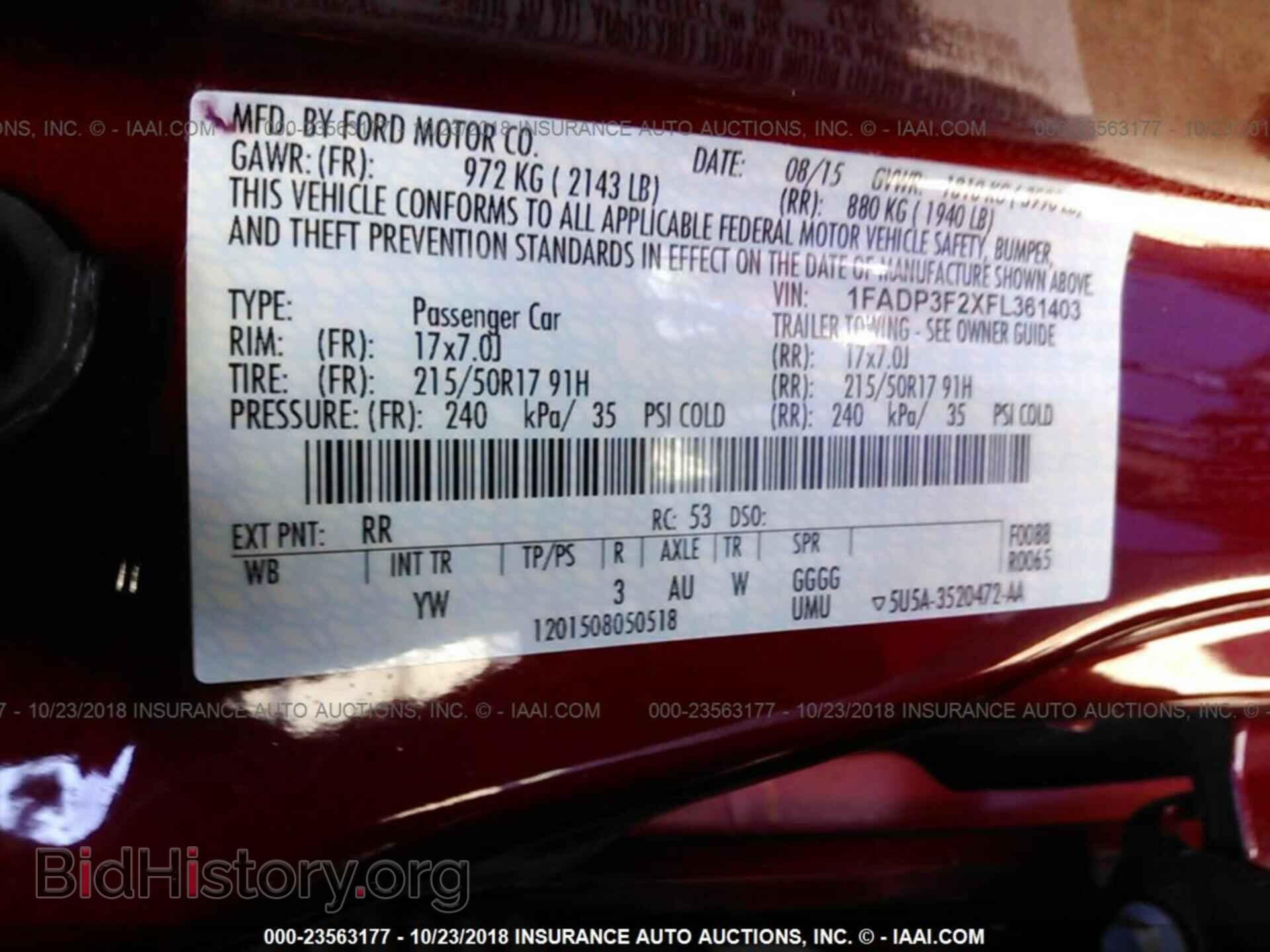 2015 Ford Focus - VIN: 1FADP3F2XFL361403 - Photo 9