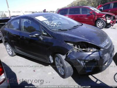 2013 Ford FIESTA, gray — VIN 3FADP4BJ6DM142789, IAAI
