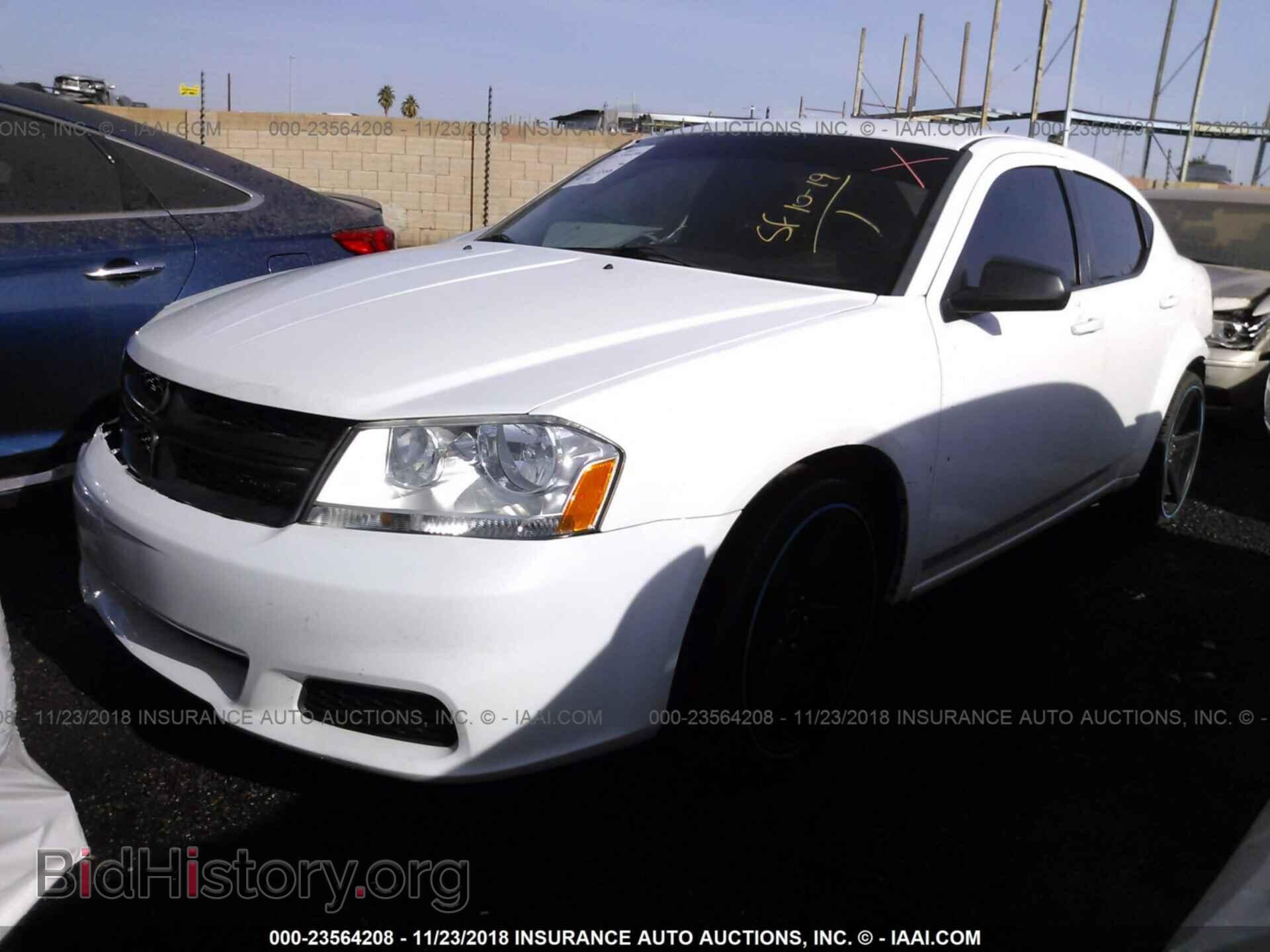 2014 Dodge Avenger - VIN: 1C3CDZAB2EN129880 - Фото 2