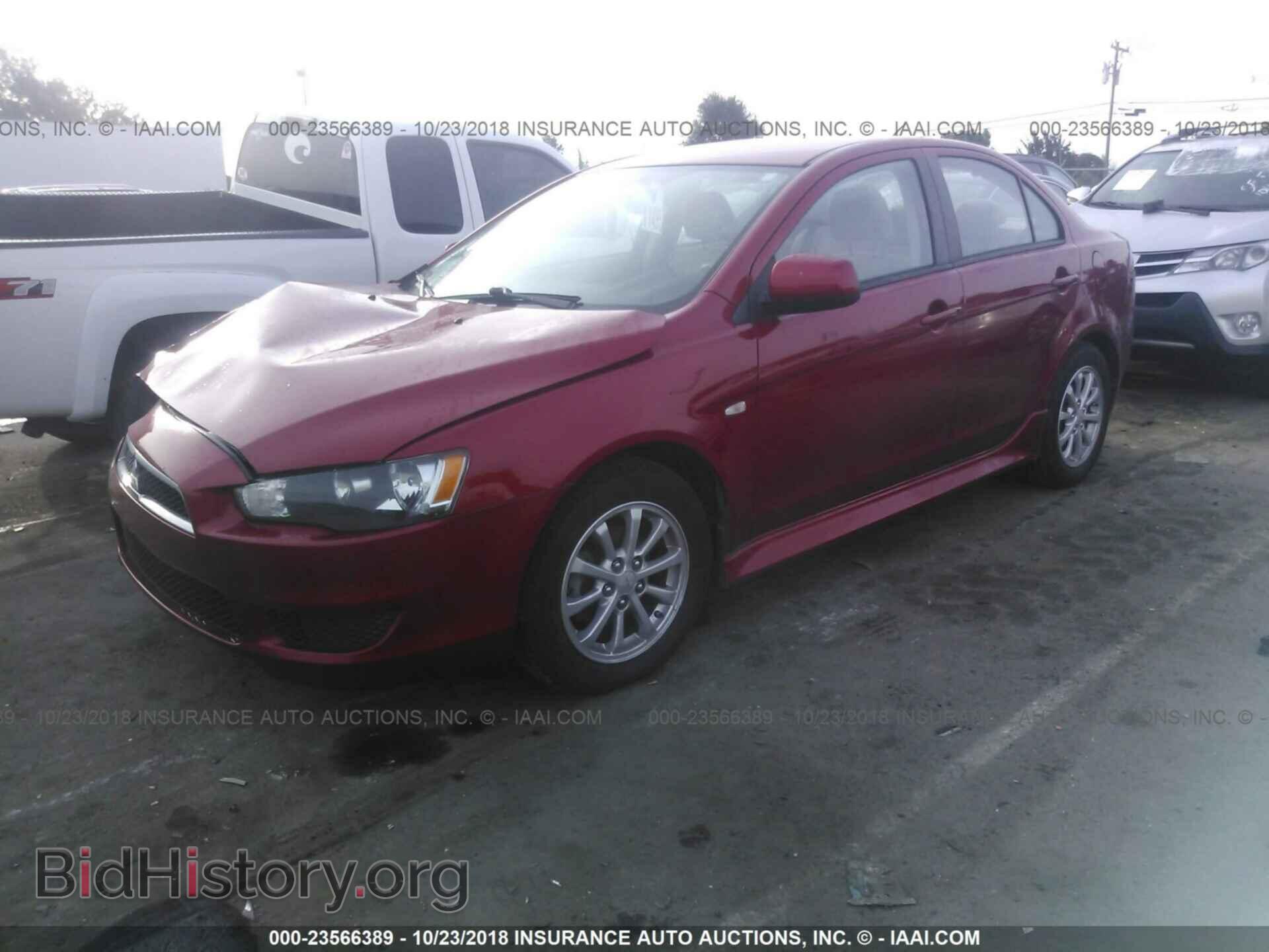 2012 Mitsubishi Lancer - VIN: JA32U2FU0CU026189 - Фото 2