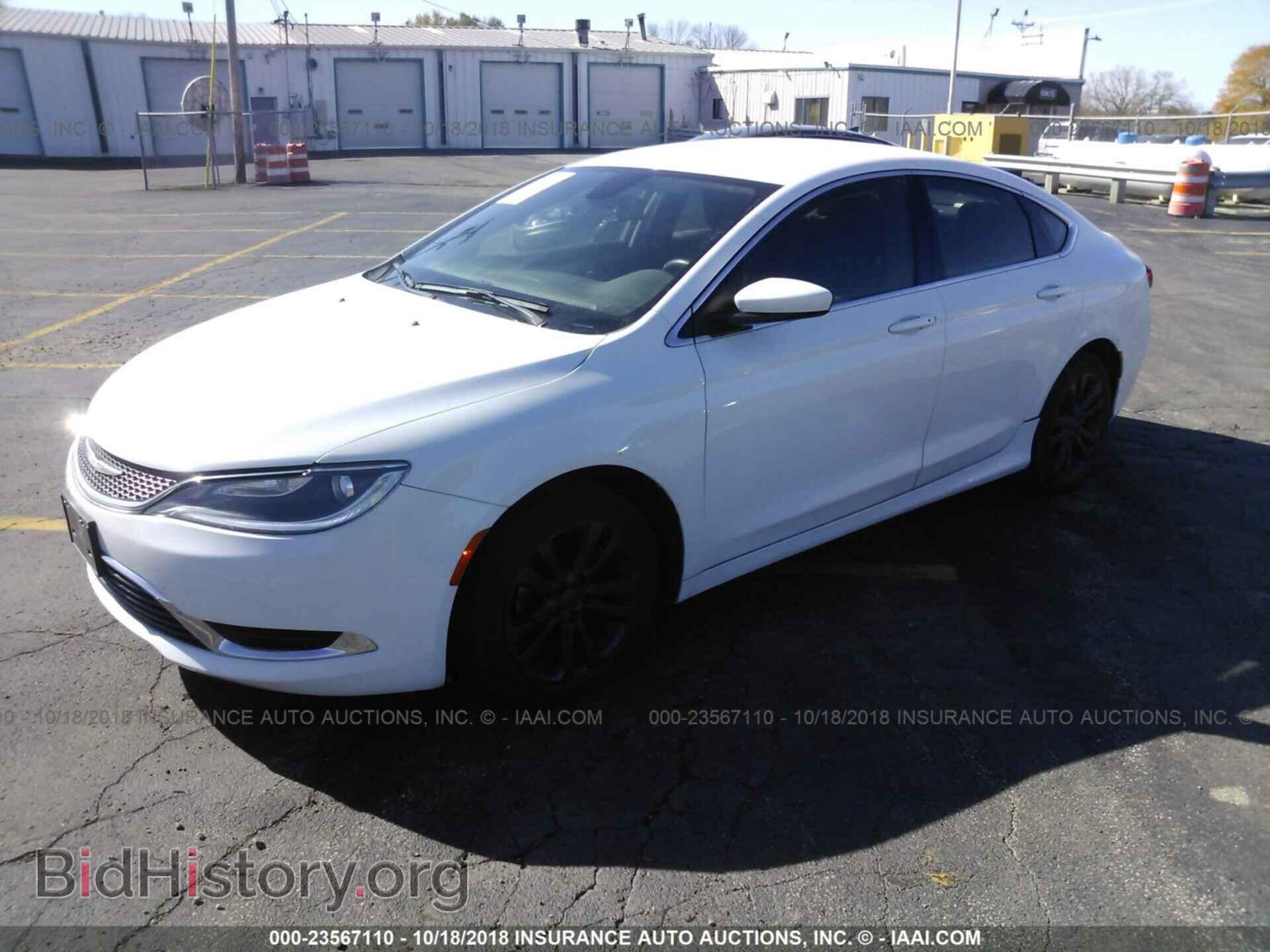 2015 Chrysler 200 - VIN: 1C3CCCAB4FN726272 - Photo 2