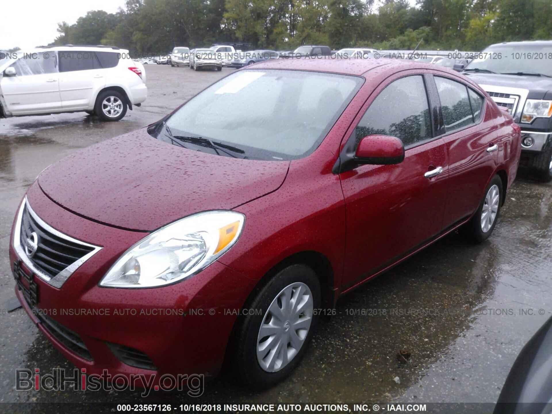 2014 Nissan Versa - VIN: 3N1CN7AP1EL811760 - Фото 2