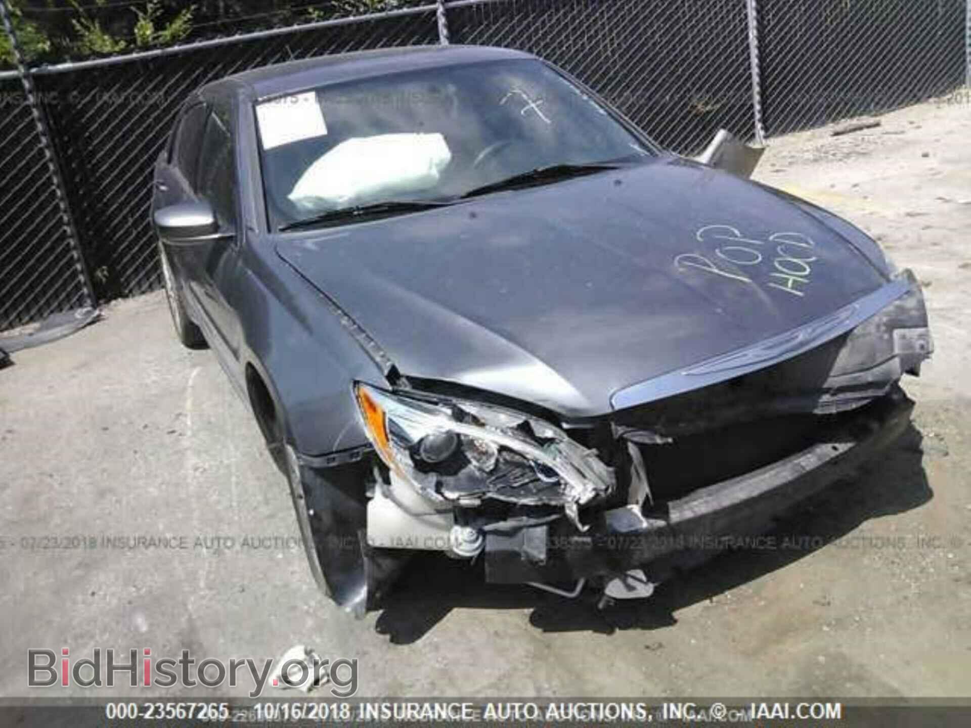 Фотография 1C3CCBAB8CN240795 - CHRYSLER 200 2012