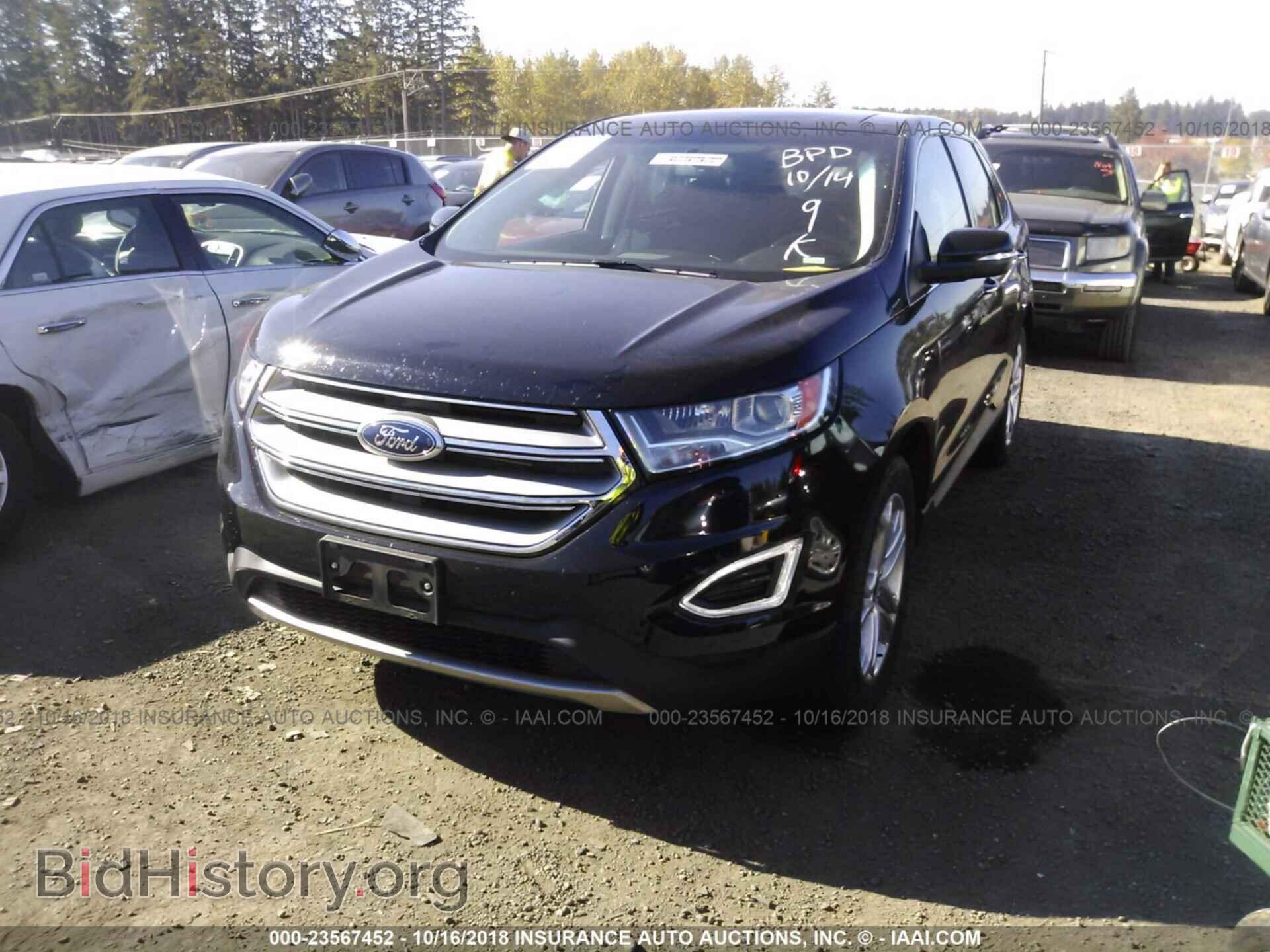 2018 Ford Edge - VIN: 2FMPK4K87JBB87302 - Фото 2