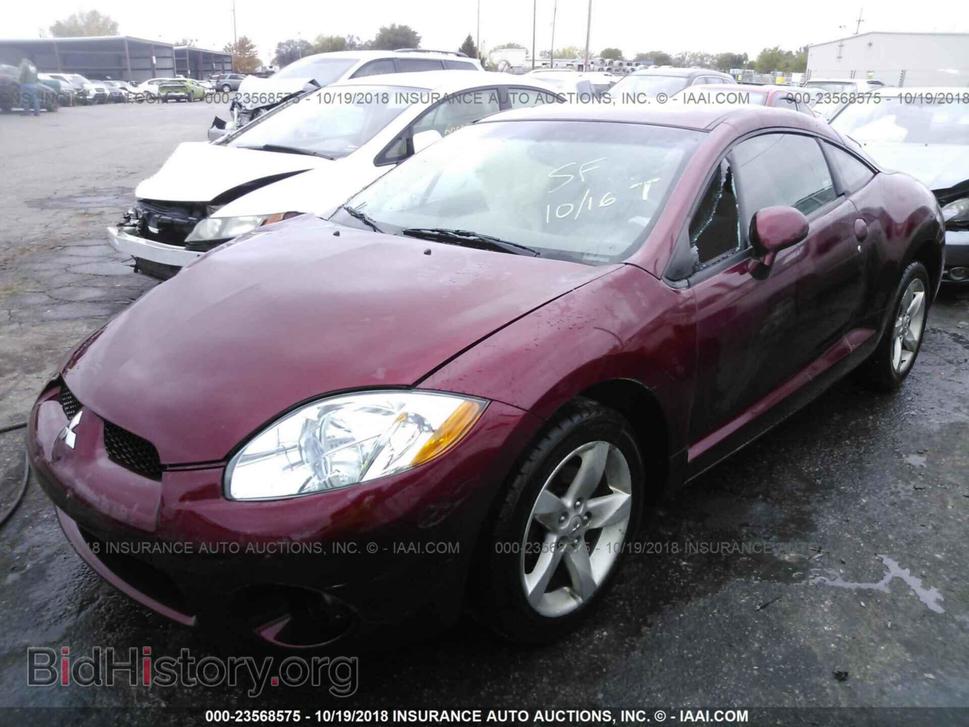2007 MITSUBISHI ECLIPSE - VIN: 4A3AK24F87E014098 - Фото 2