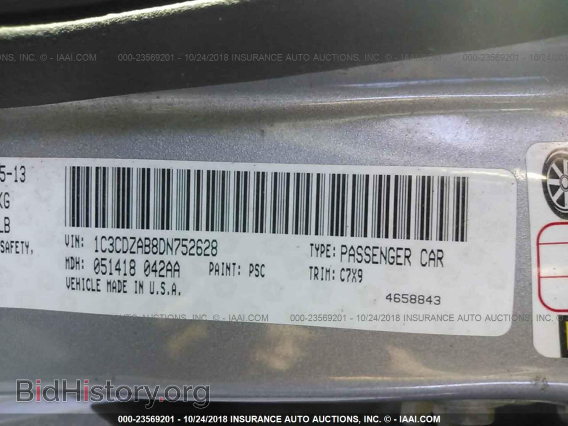 2013 Dodge Avenger - VIN: 1C3CDZAB8DN752628 - Photo 9