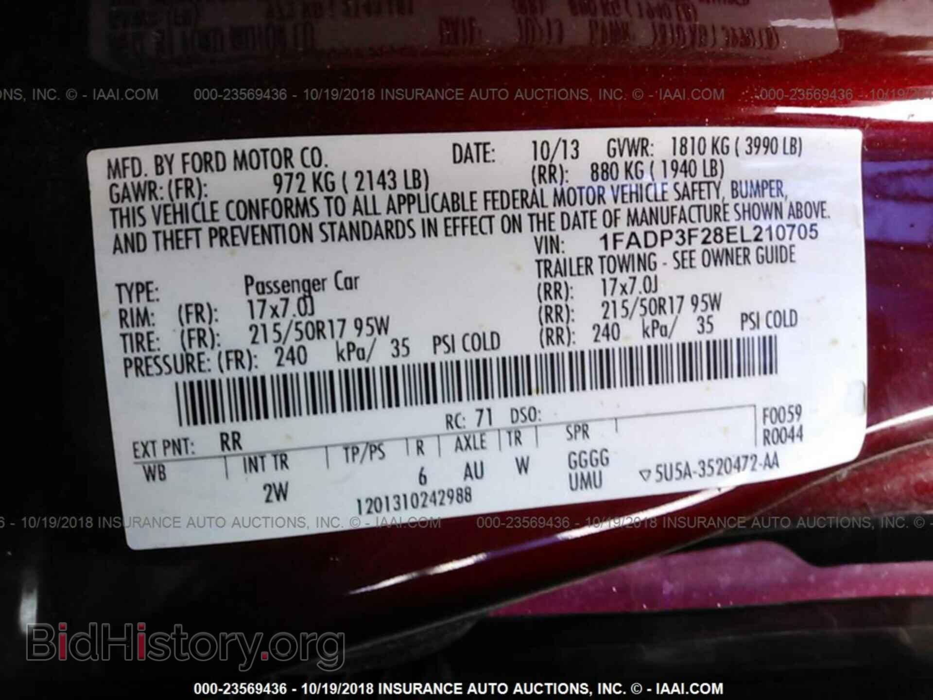 2014 Ford Focus - VIN: 1FADP3F28EL210705 - Photo 9