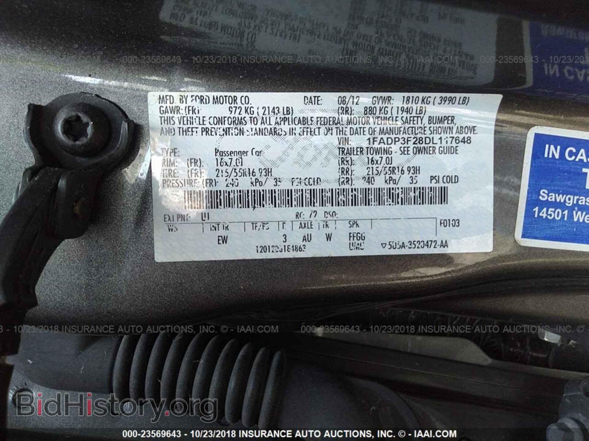 2013 Ford Focus - VIN: 1FADP3F28DL117648 - Photo 9