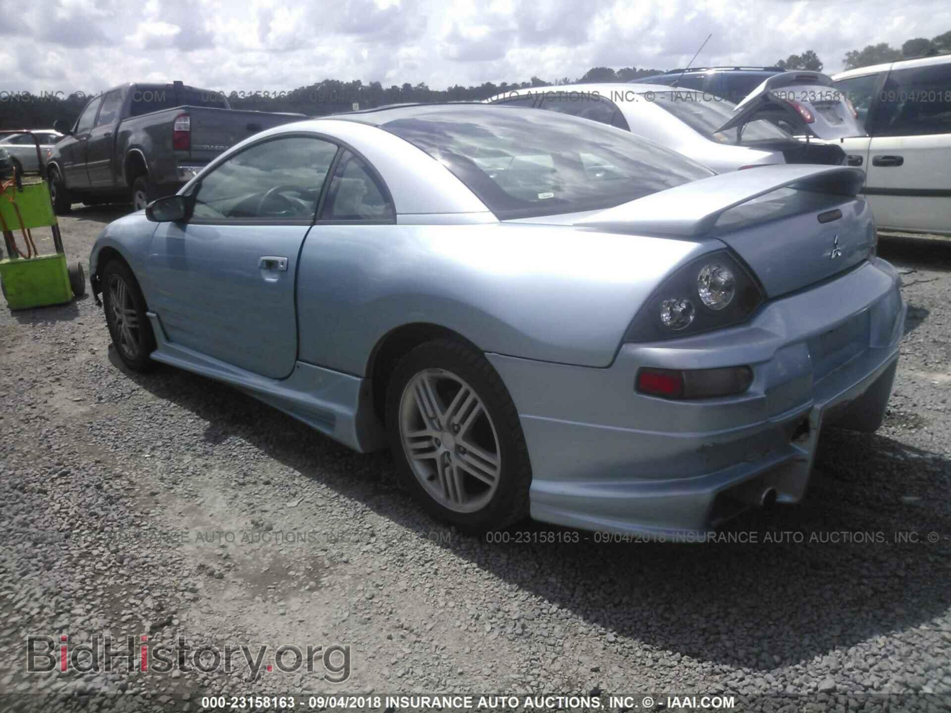 2003 MITSUBISHI ECLIPSE - VIN: 4A3AC84H93E072278 - Фото 3