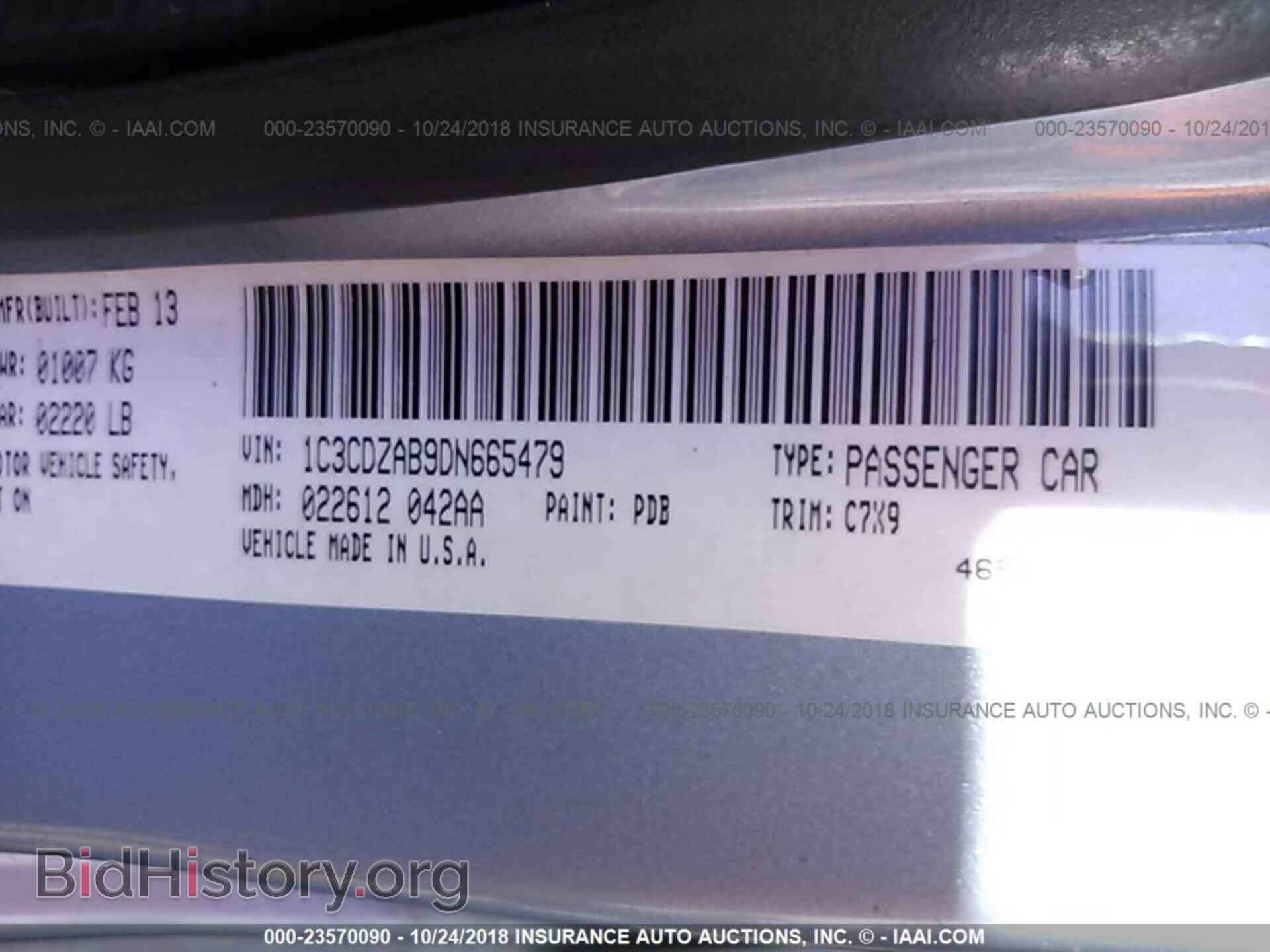 2013 Dodge Avenger - VIN: 1C3CDZAB9DN665479 - Photo 9