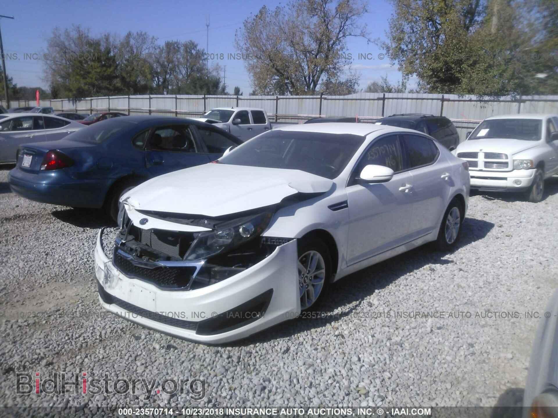 2011 Kia Optima - VIN: KNAGM4A71B5187614 - Фото 2