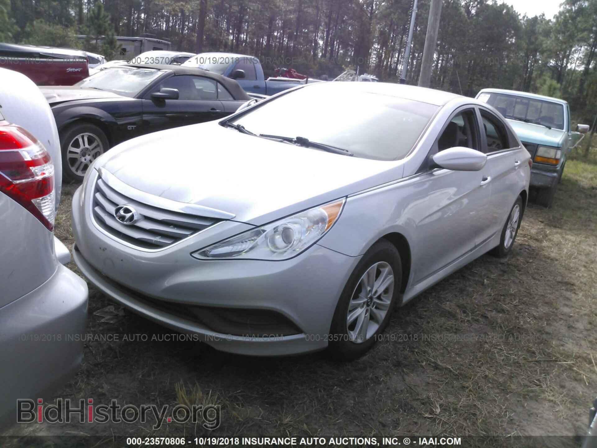 2014 HYUNDAI SONATA - VIN: 5NPEB4AC9EH865494 - Фото 2