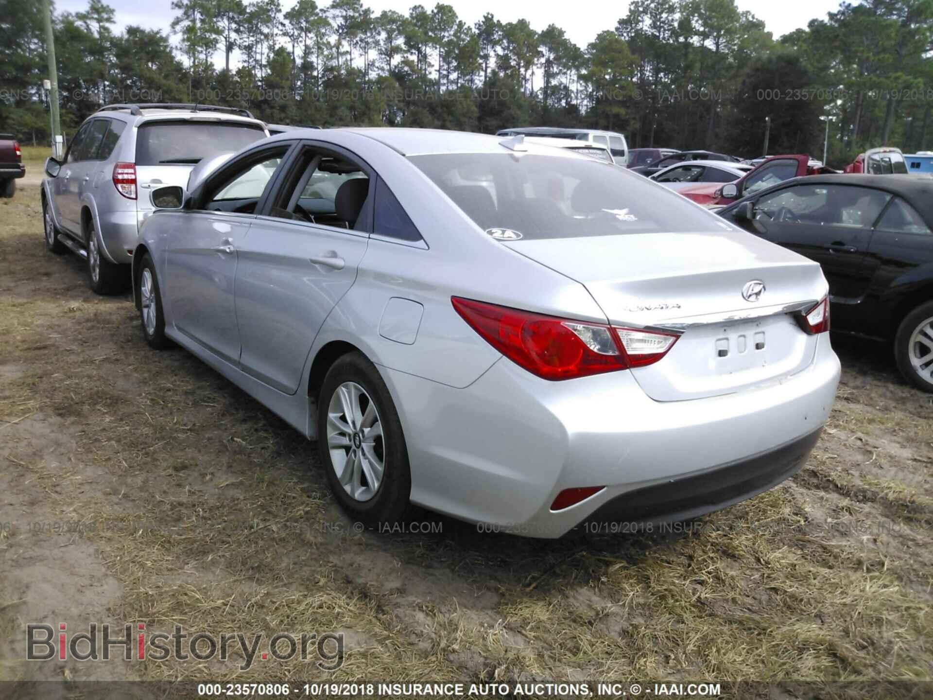 2014 HYUNDAI SONATA - VIN: 5NPEB4AC9EH865494 - Фото 3