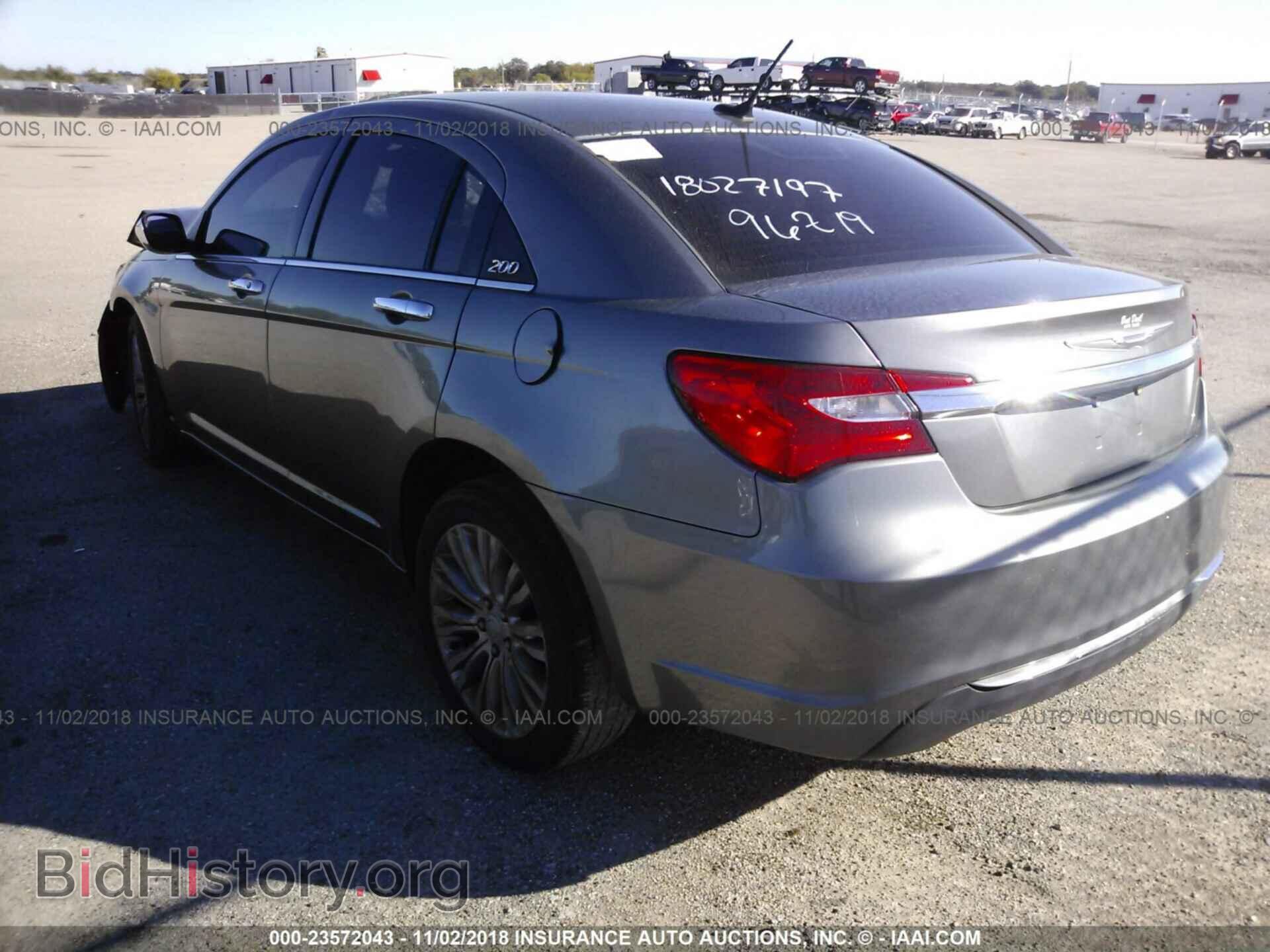 2012 Chrysler 200 - VIN: 1C3CCBCB5CN224597 - Фото 3