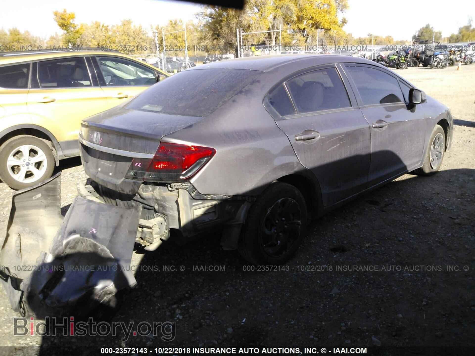 2013 HONDA CIVIC - VIN: 19XFB2F57DE233096 - Фото 4