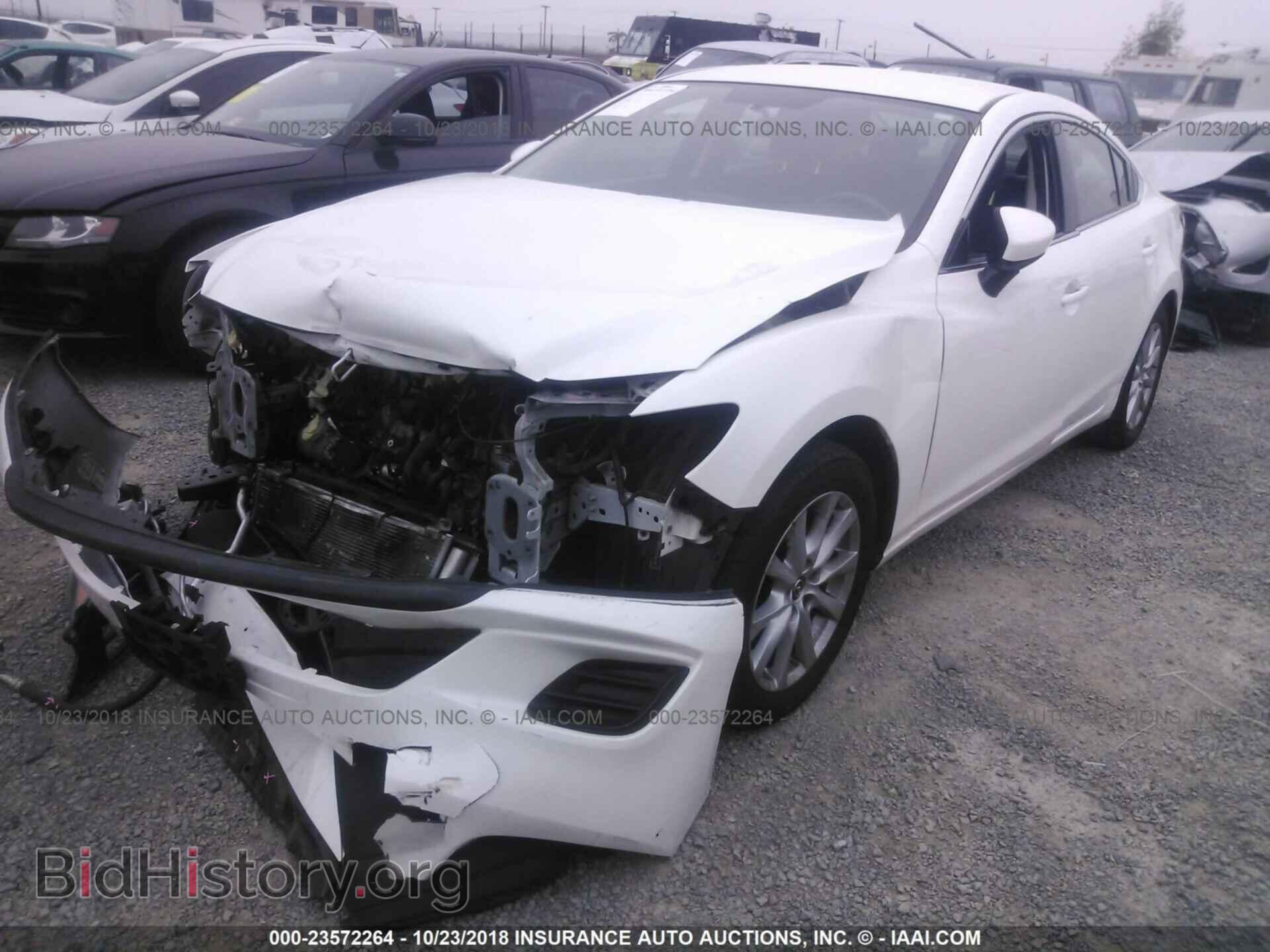 2016 Mazda 6 - VIN: JM1GJ1U50G1443616 - Фото 2