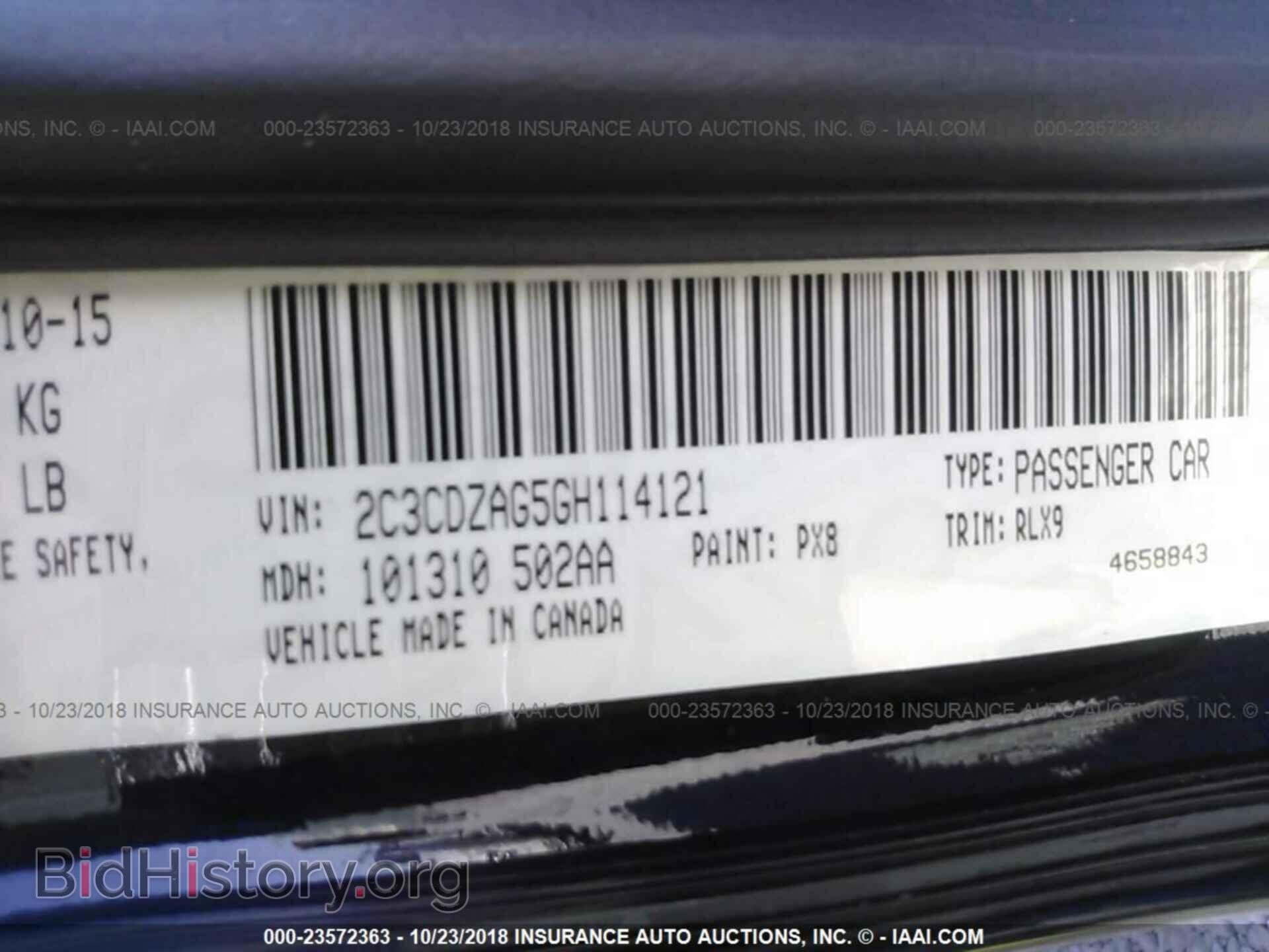 2016 DODGE CHALLENGER - VIN: 2C3CDZAG5GH114121 - Photo 9