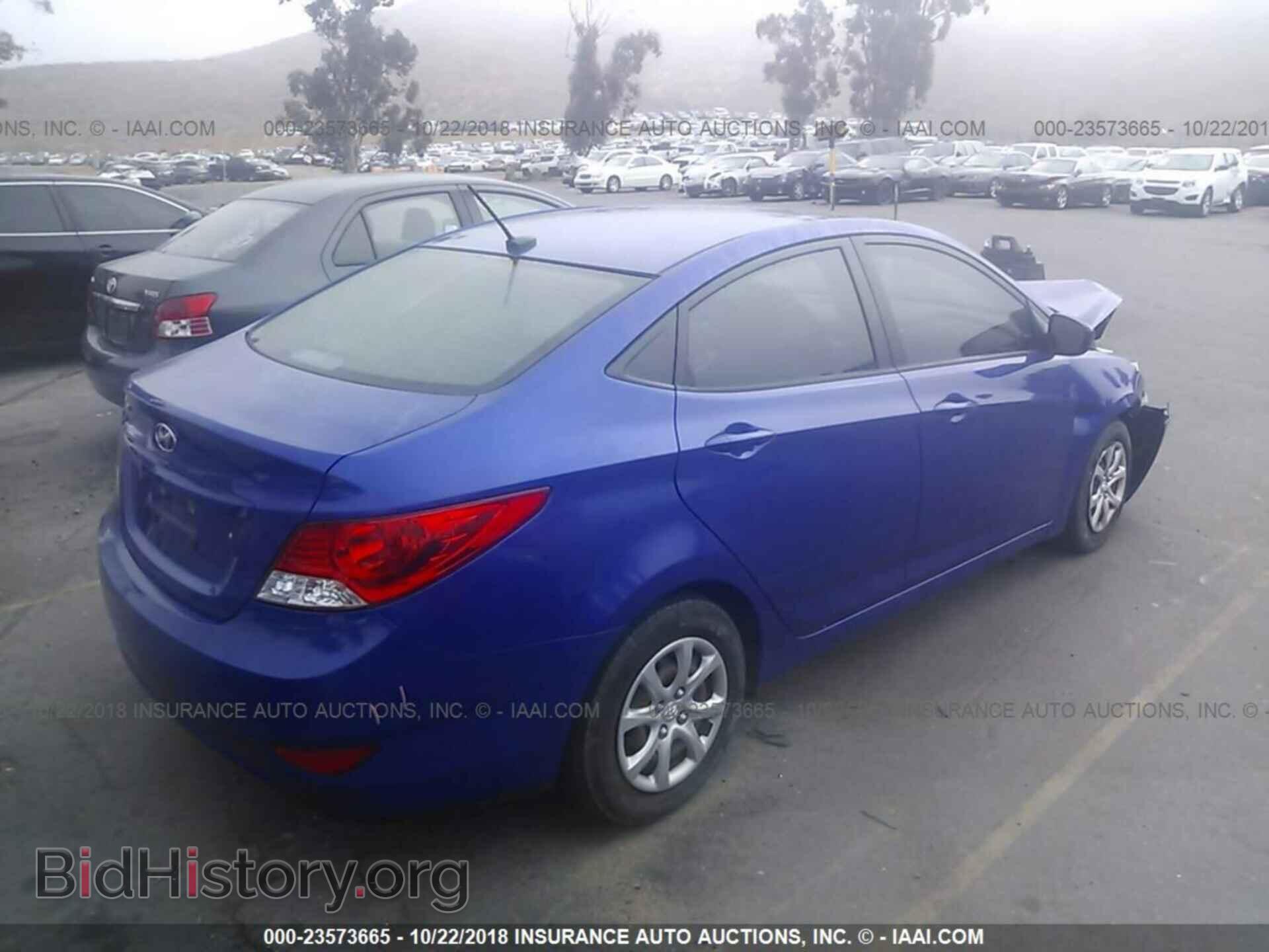 2014 Hyundai Accent - VIN: KMHCT4AE8EU708904 - Фото 4
