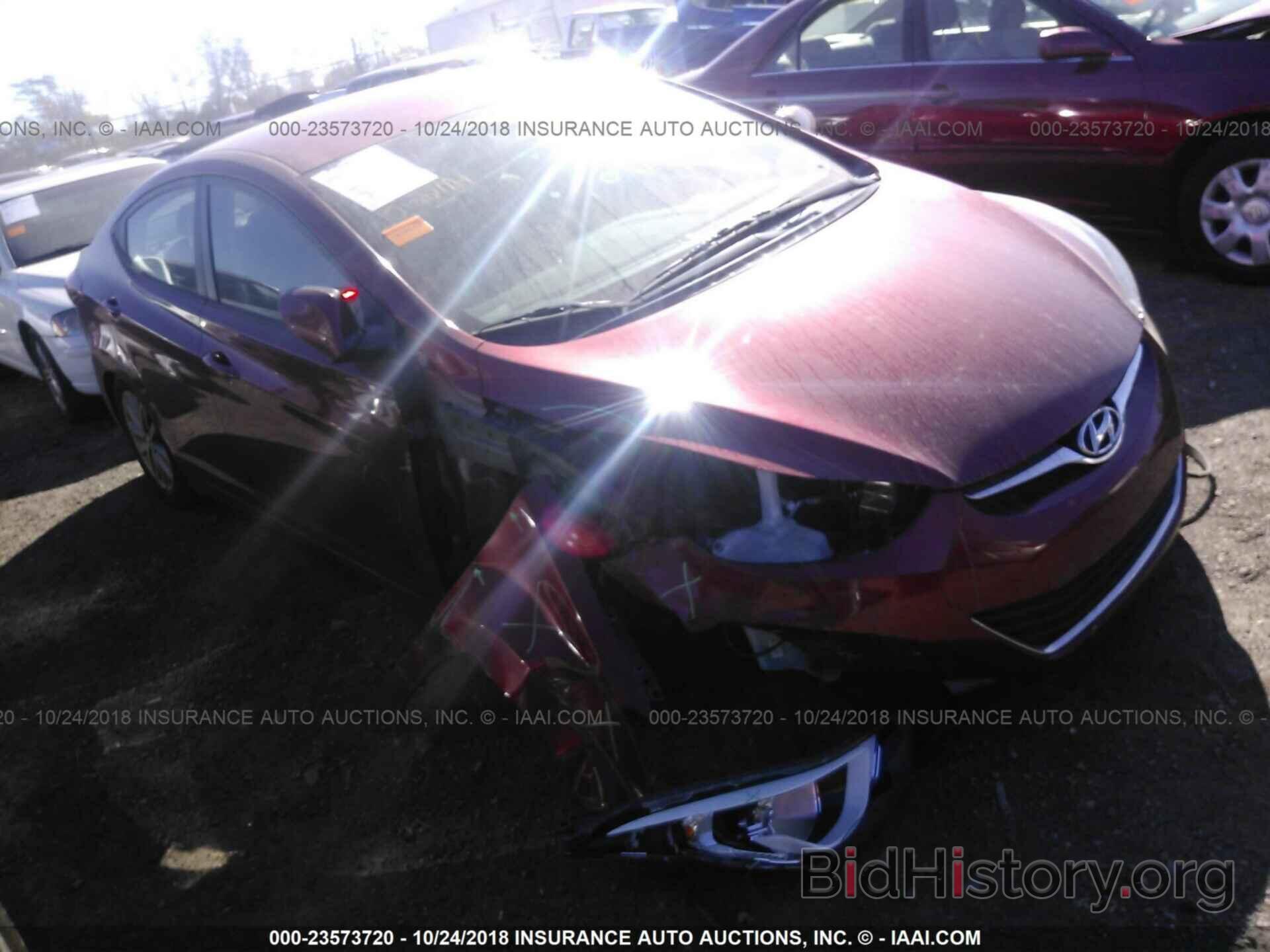 Photo 5NPDH4AE2EH533182 - HYUNDAI ELANTRA 2014