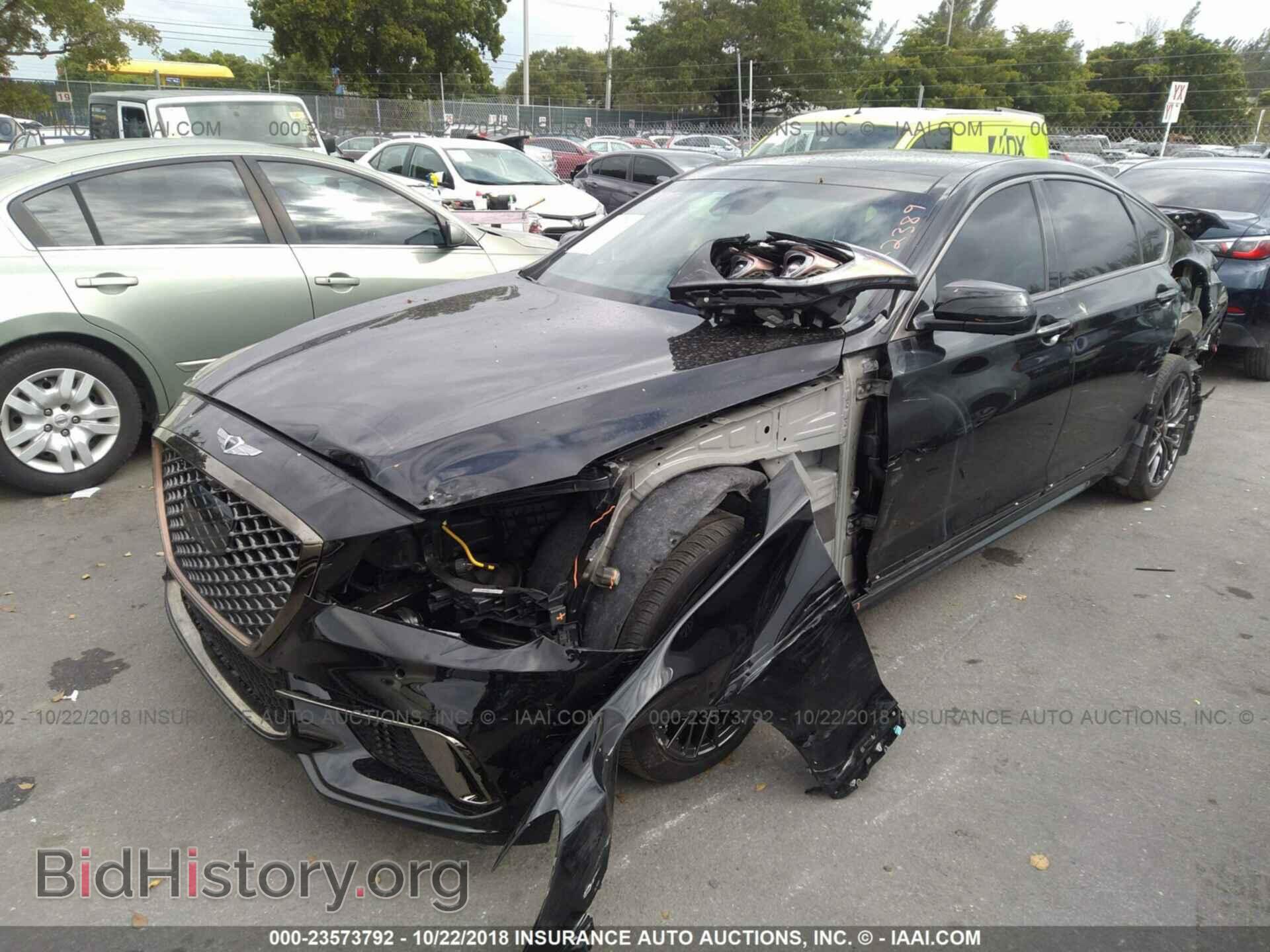 2018 Genesis G80 - VIN: KMHGN4JB4JU222389 - Photo 2