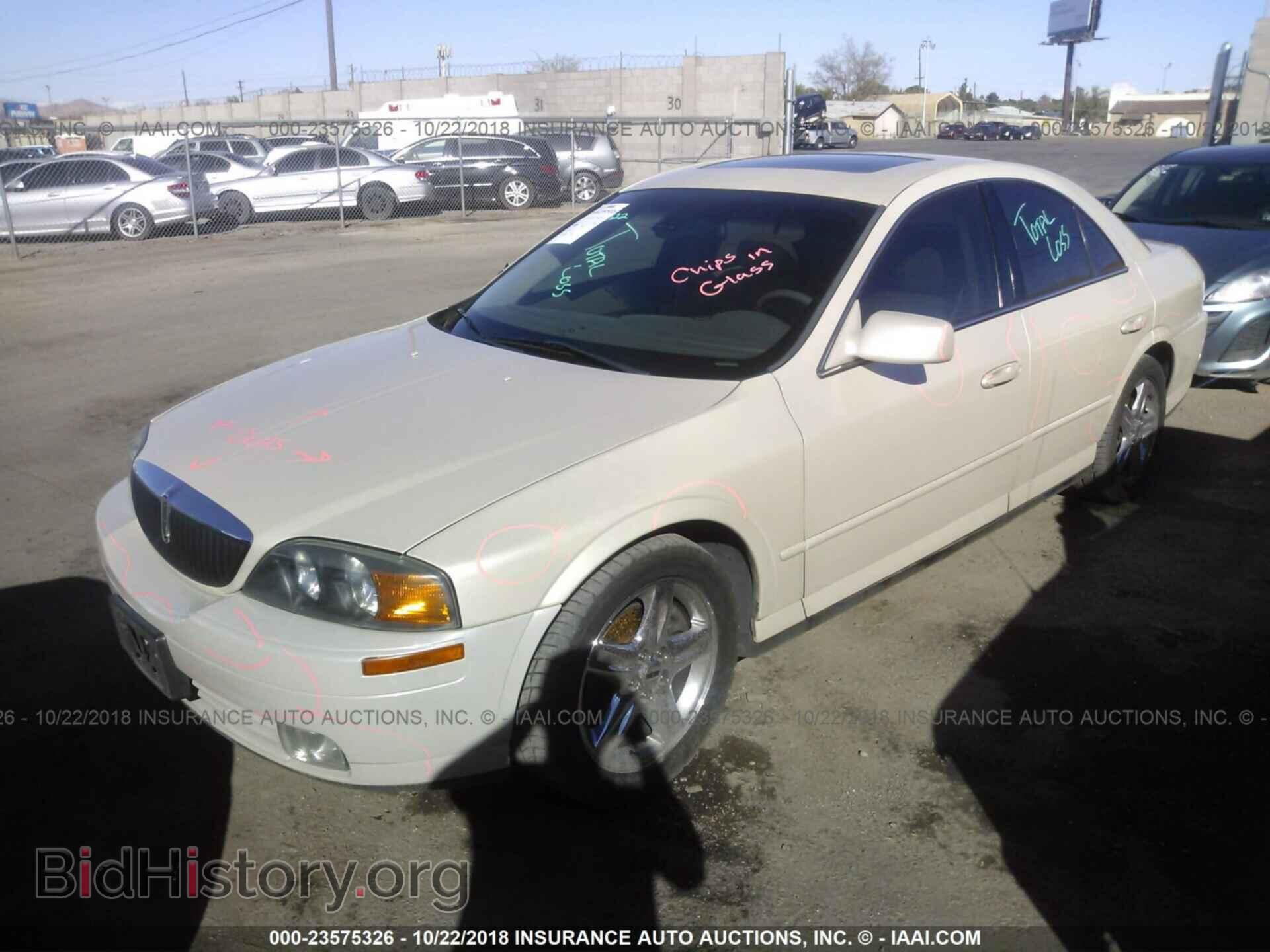 2002 LINCOLN LS - VIN: 1LNHM87A32Y713558 - Фото 2