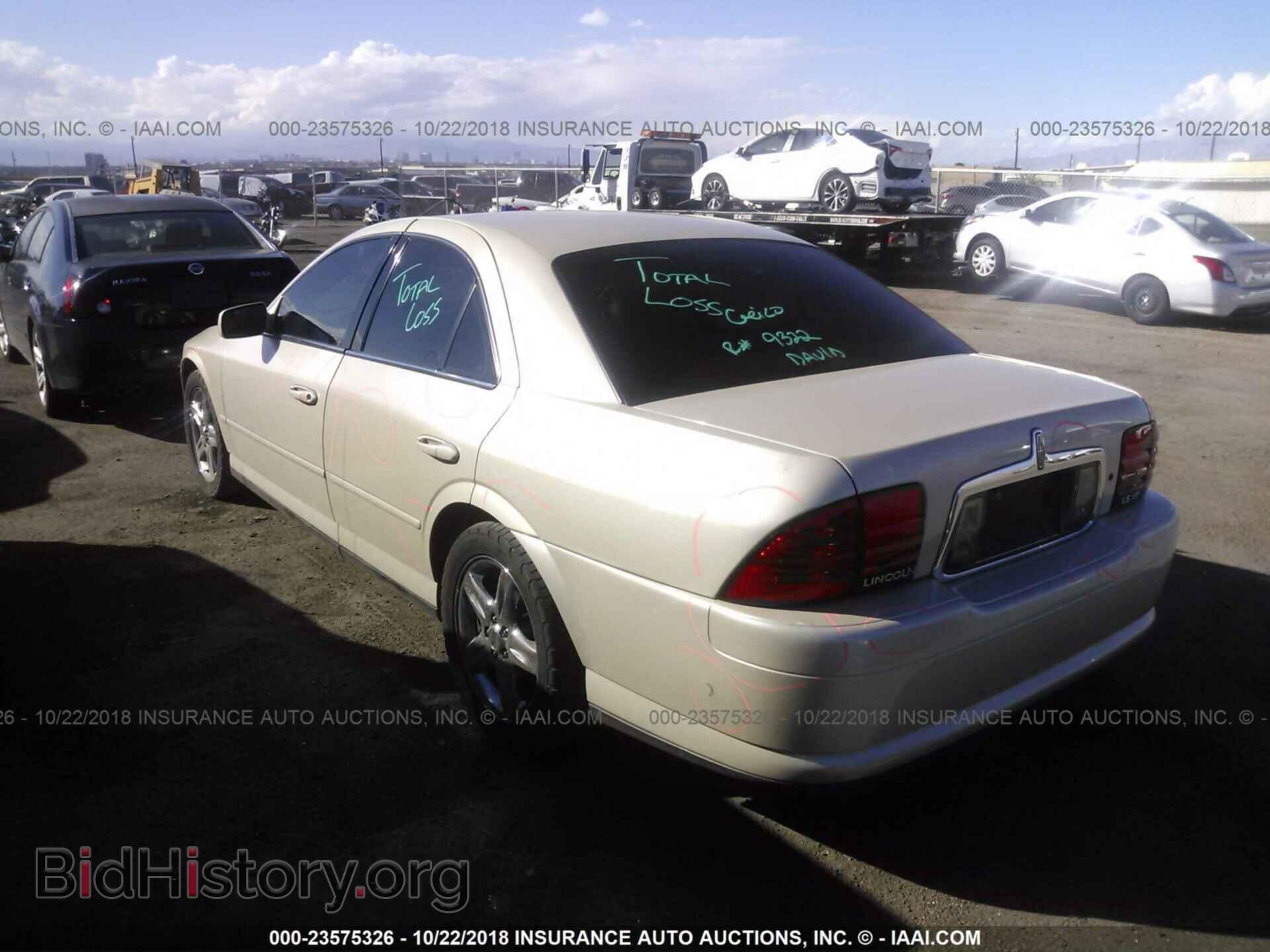 2002 LINCOLN LS - VIN: 1LNHM87A32Y713558 - Фото 3