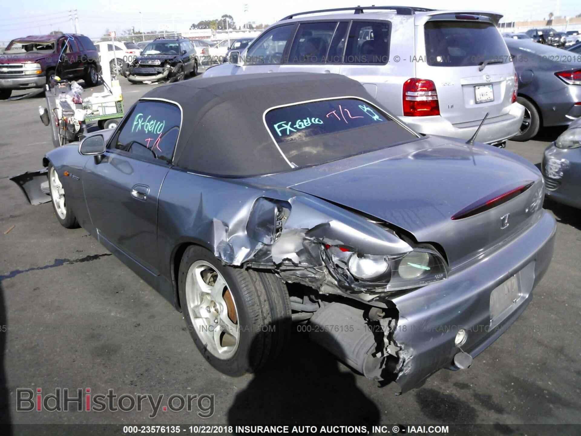 2000 HONDA S2000 - VIN: JHMAP1149YT001454 - Фото 3