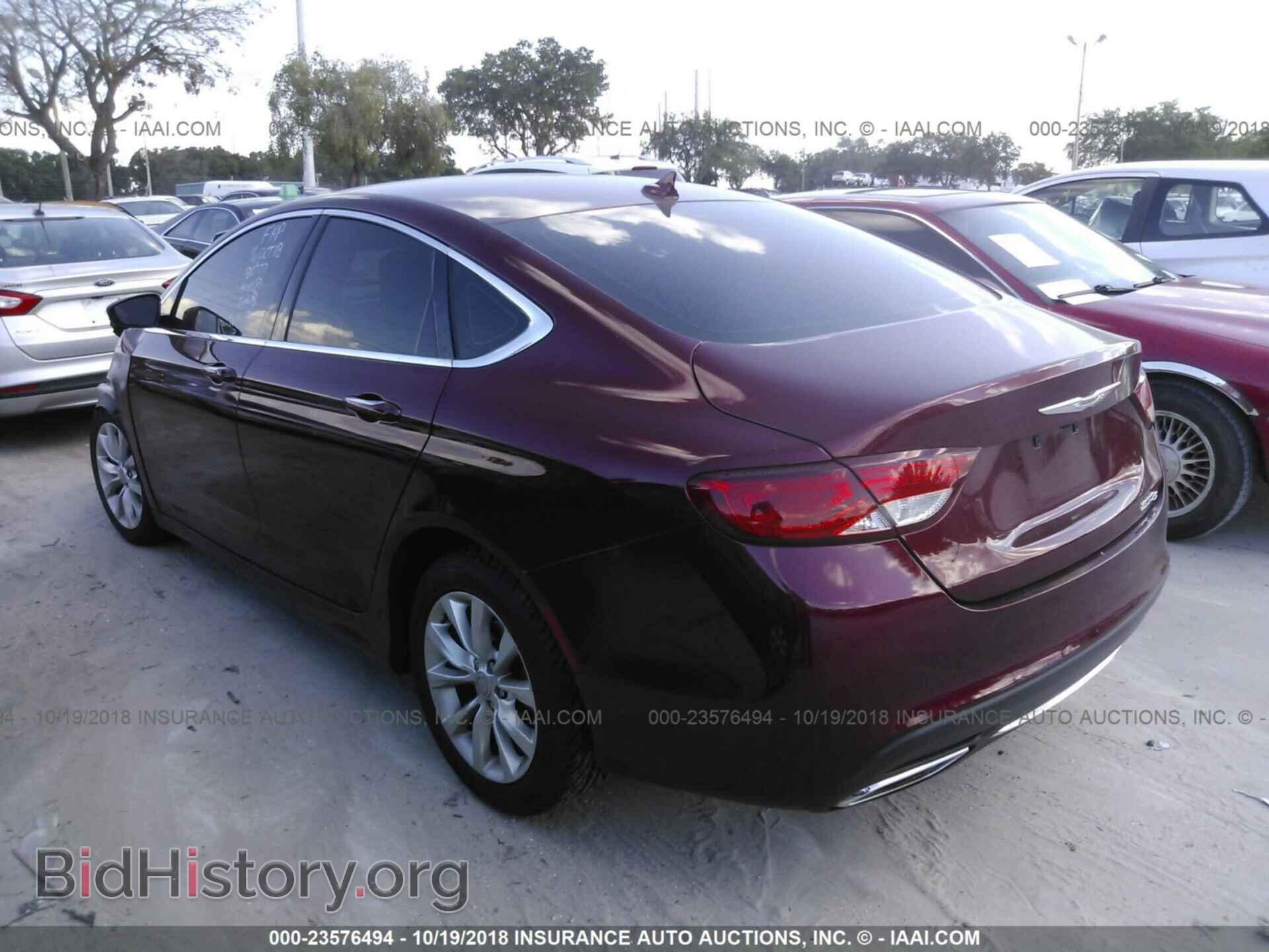 2015 Chrysler 200 - VIN: 1C3CCCCG6FN519472 - Фото 3