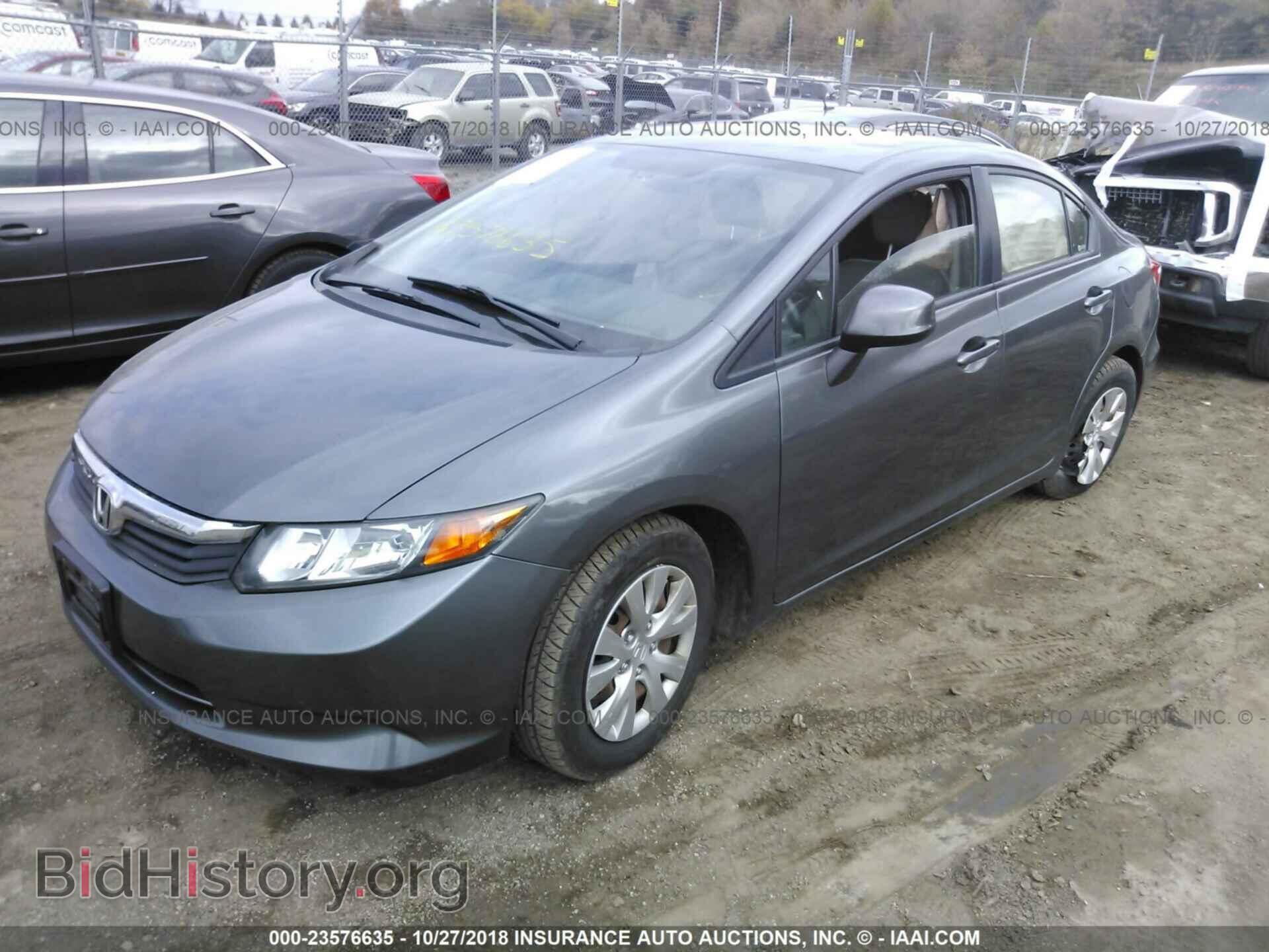 2012 HONDA CIVIC - VIN: 19XFB2F52CE069772 - Фото 2