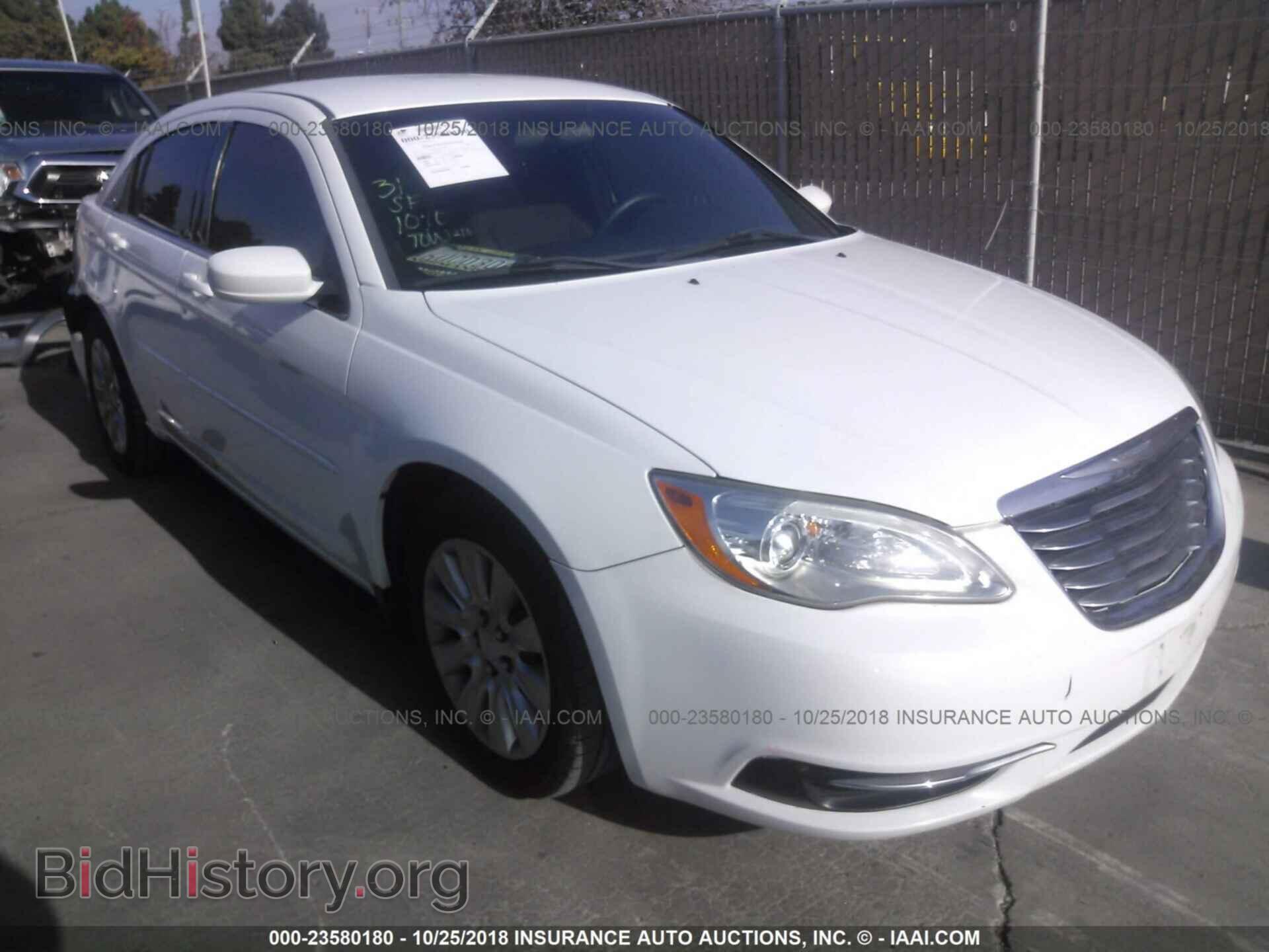 Фотография 1C3CCBAB9CN202282 - Chrysler 200 2012