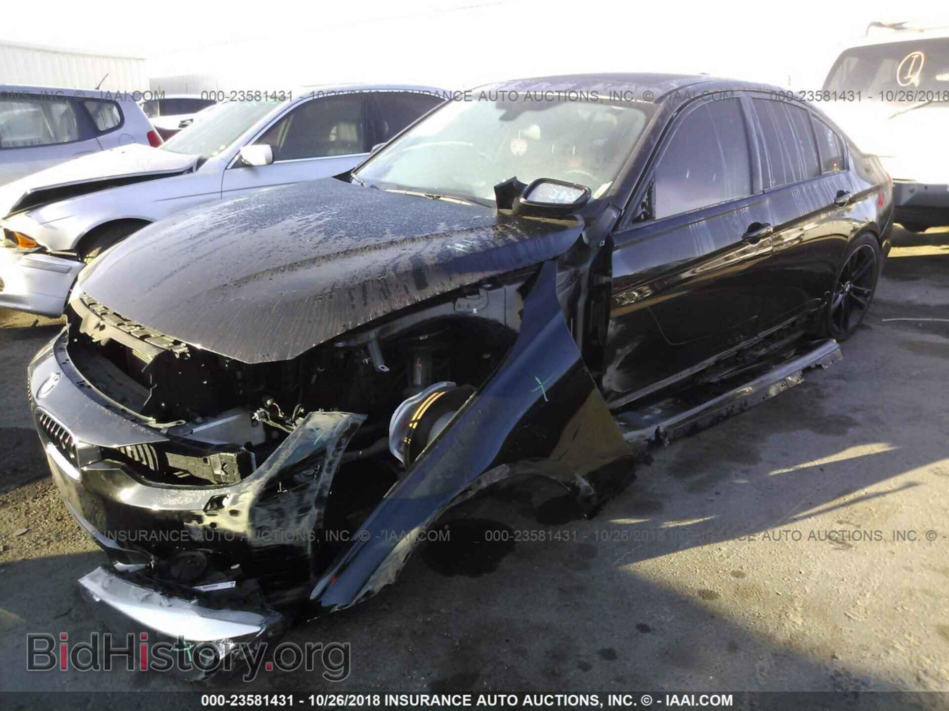 2014 BMW 328 - VIN: WBA3A5C57EP600024 - Фото 2