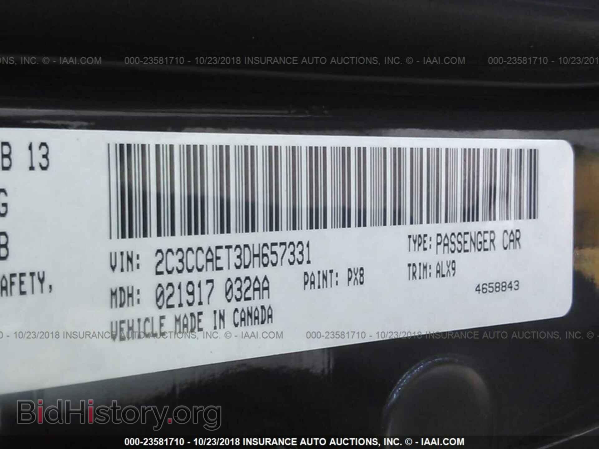 2013 Chrysler 300c - VIN: 2C3CCAET3DH657331 - Фото 9