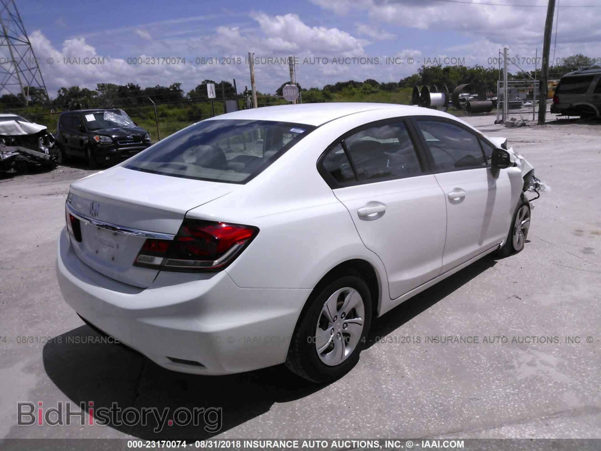 2013 HONDA CIVIC - VIN: 19XFB2F57DE025557 - Фото 4