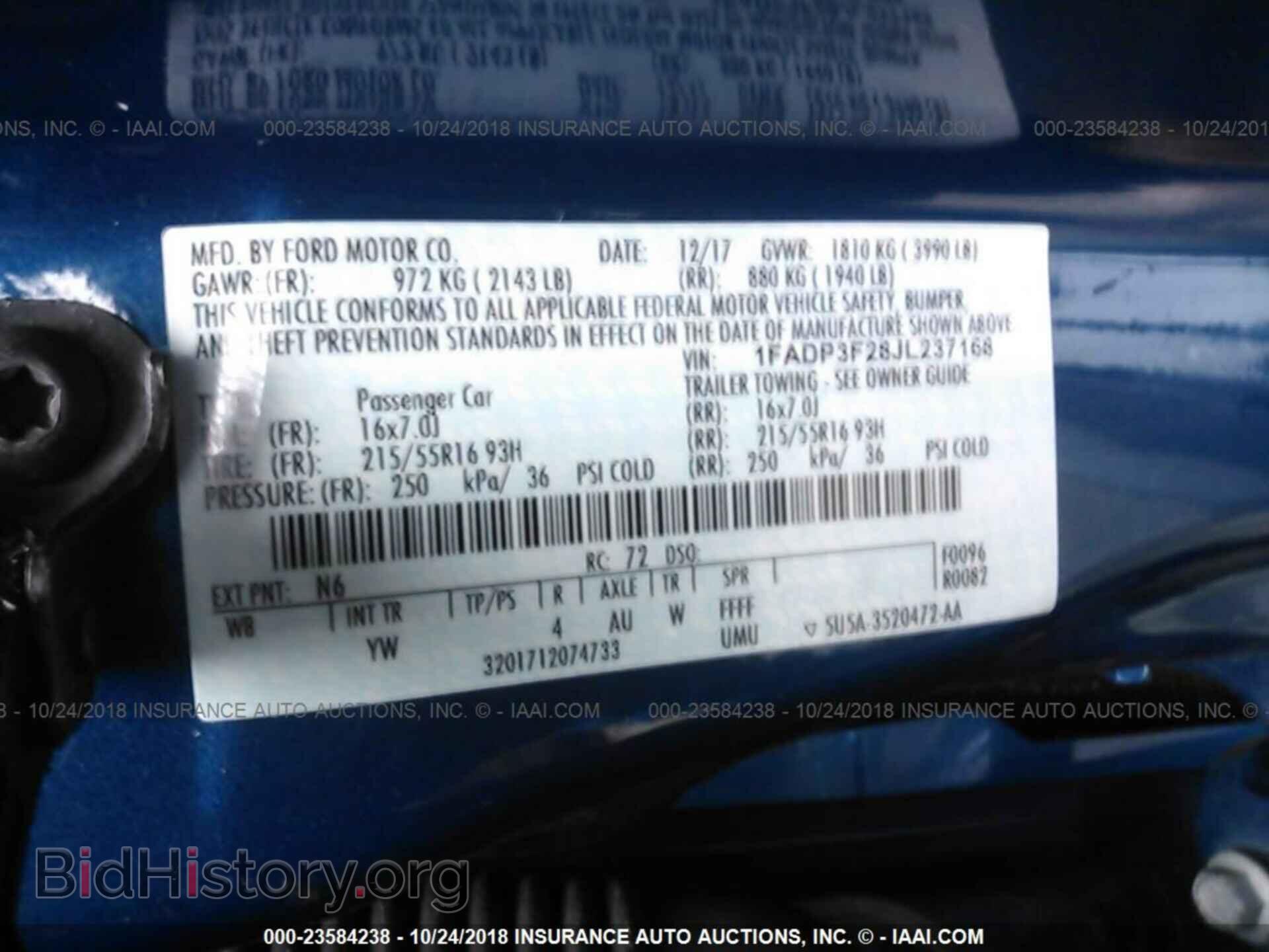 2018 Ford Focus - VIN: 1FADP3F28JL237168 - Photo 9