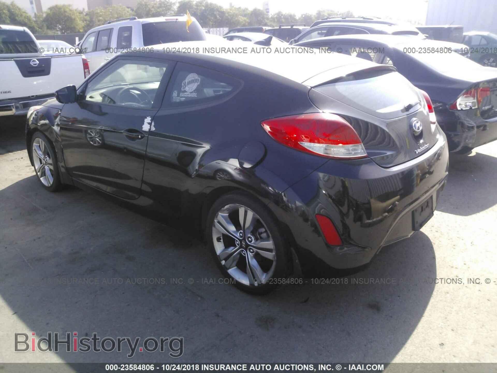 2013 HYUNDAI VELOSTER - VIN: KMHTC6AD8DU120616 - Фото 3