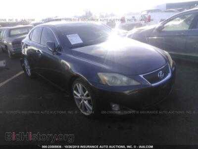 2007 Lexus IS 350, серый — VIN JTHBE262572009109, IAAI