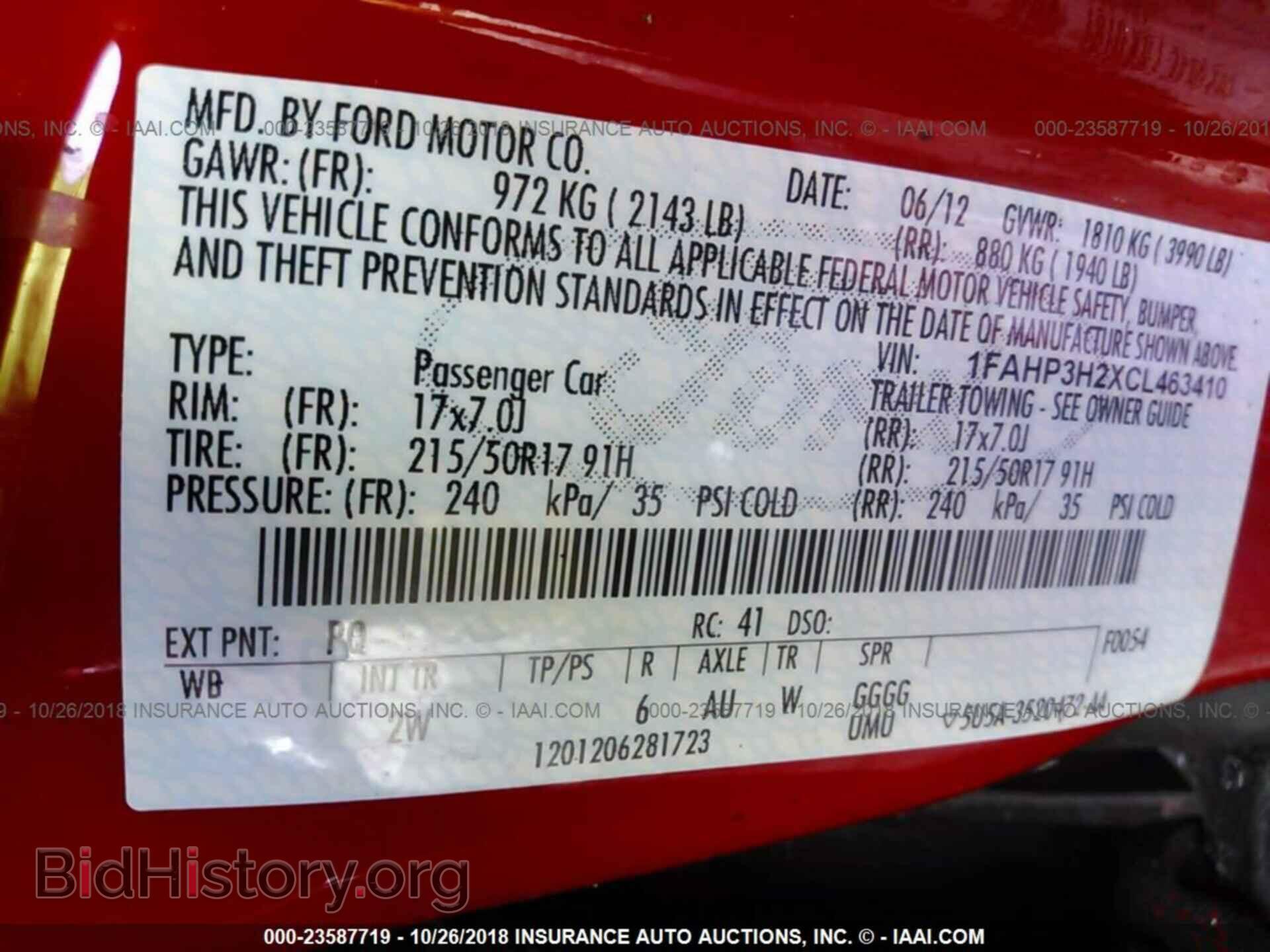 2012 Ford Focus - VIN: 1FAHP3H2XCL463410 - Photo 9