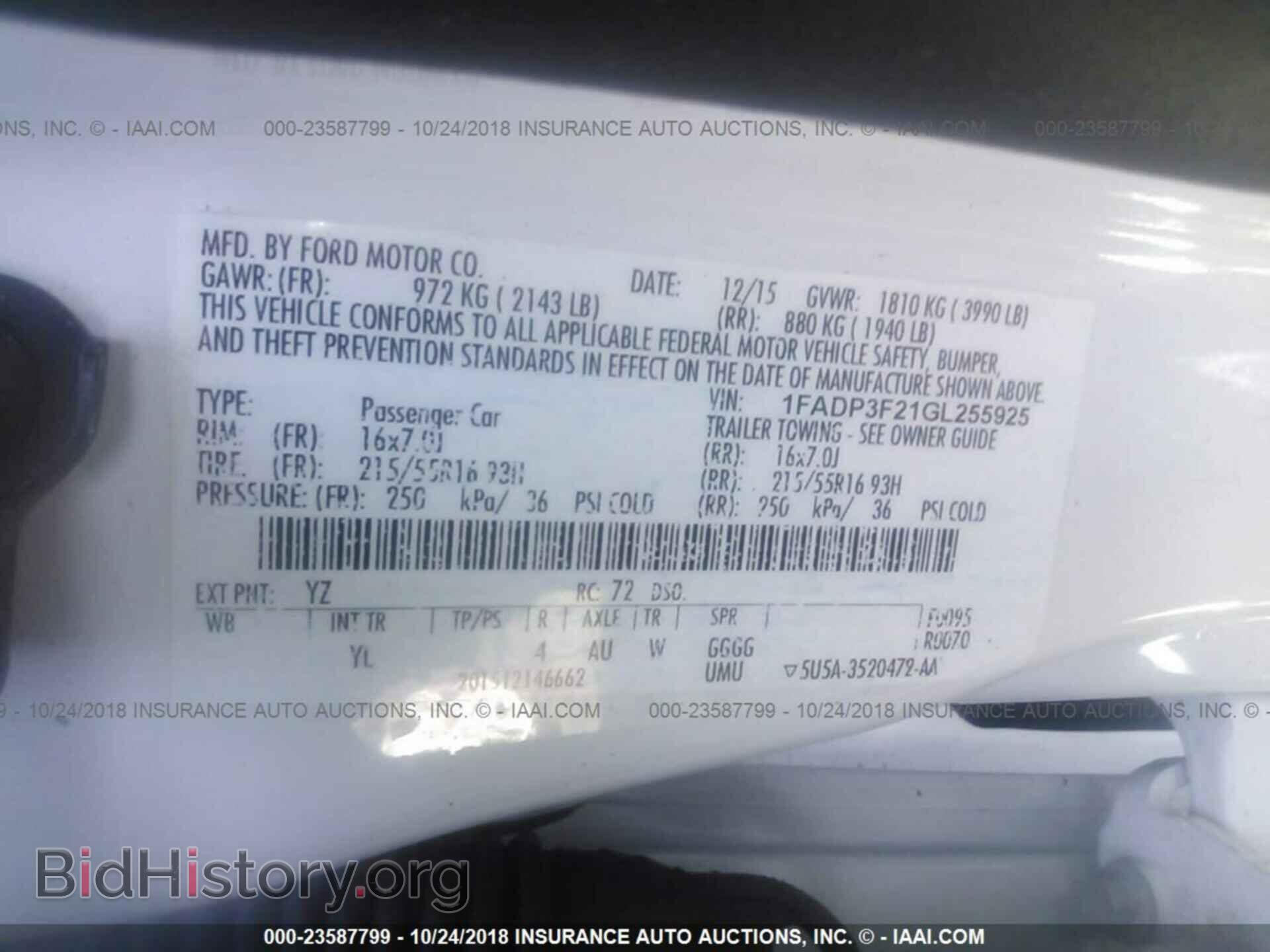 2016 Ford Focus - VIN: 1FADP3F21GL255925 - Photo 9