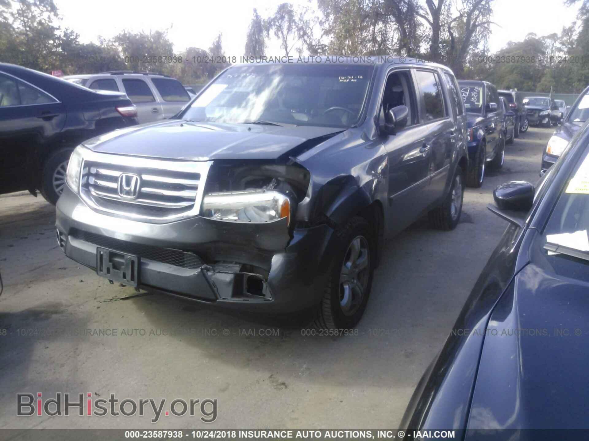 2012 HONDA PILOT - VIN: 5FNYF4H50CB049617 - Фото 2