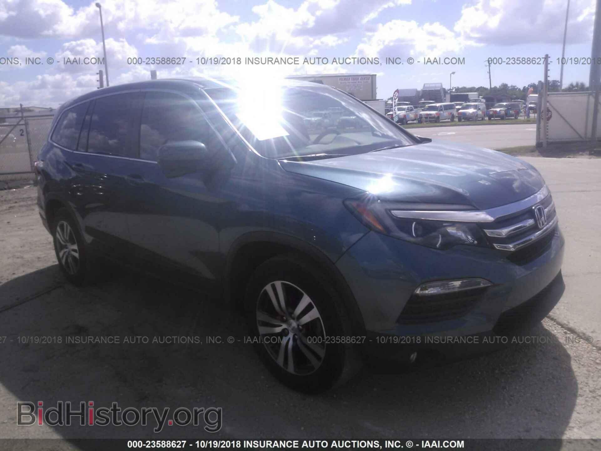 Фотография 5FNYF5H55GB005589 - Honda Pilot 2016