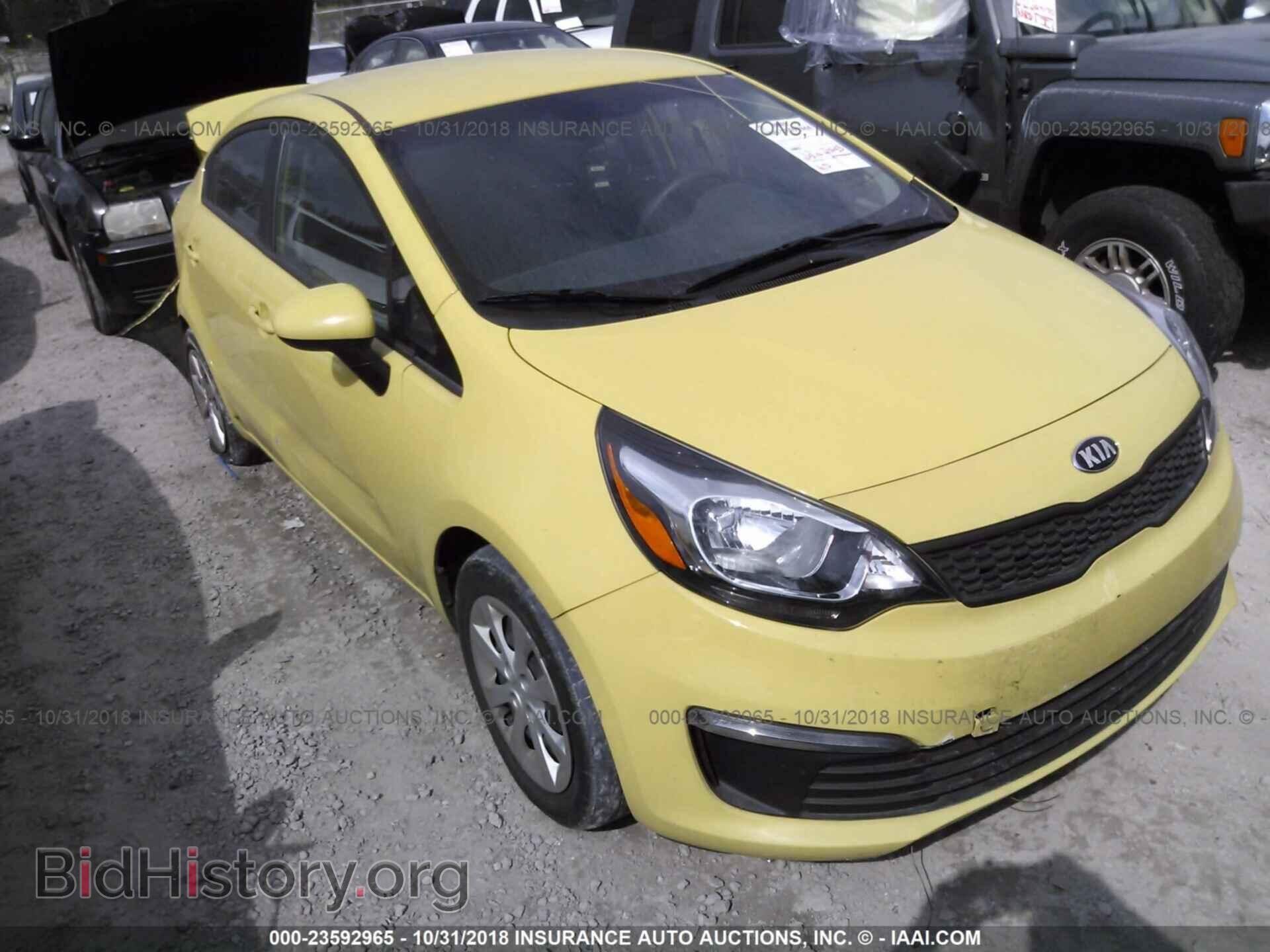 Фотография KNADM4A36G6681825 - KIA RIO 2016