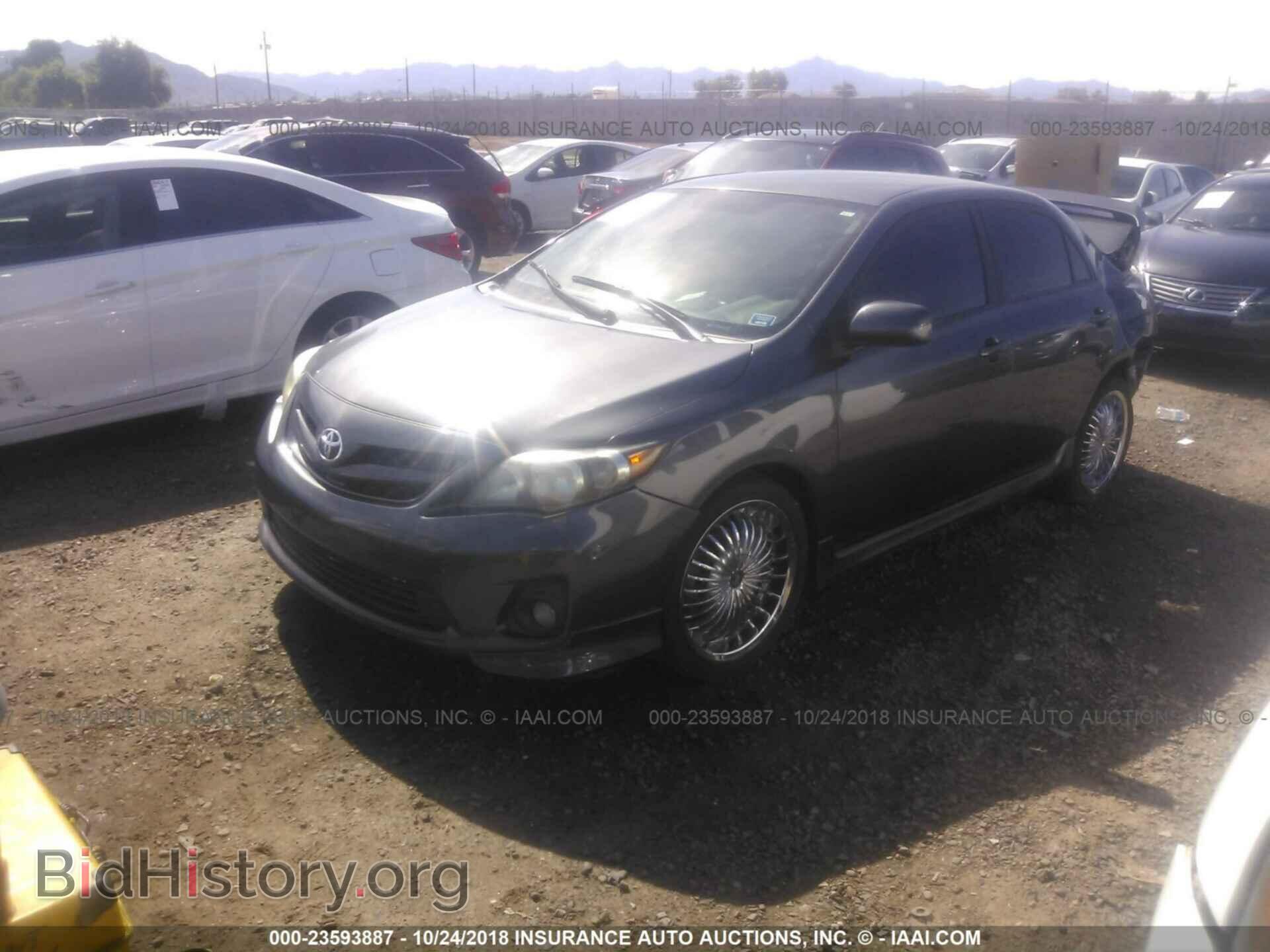 2011 Toyota Corolla - VIN: 2T1BU4EEXBC603698 - Фото 2